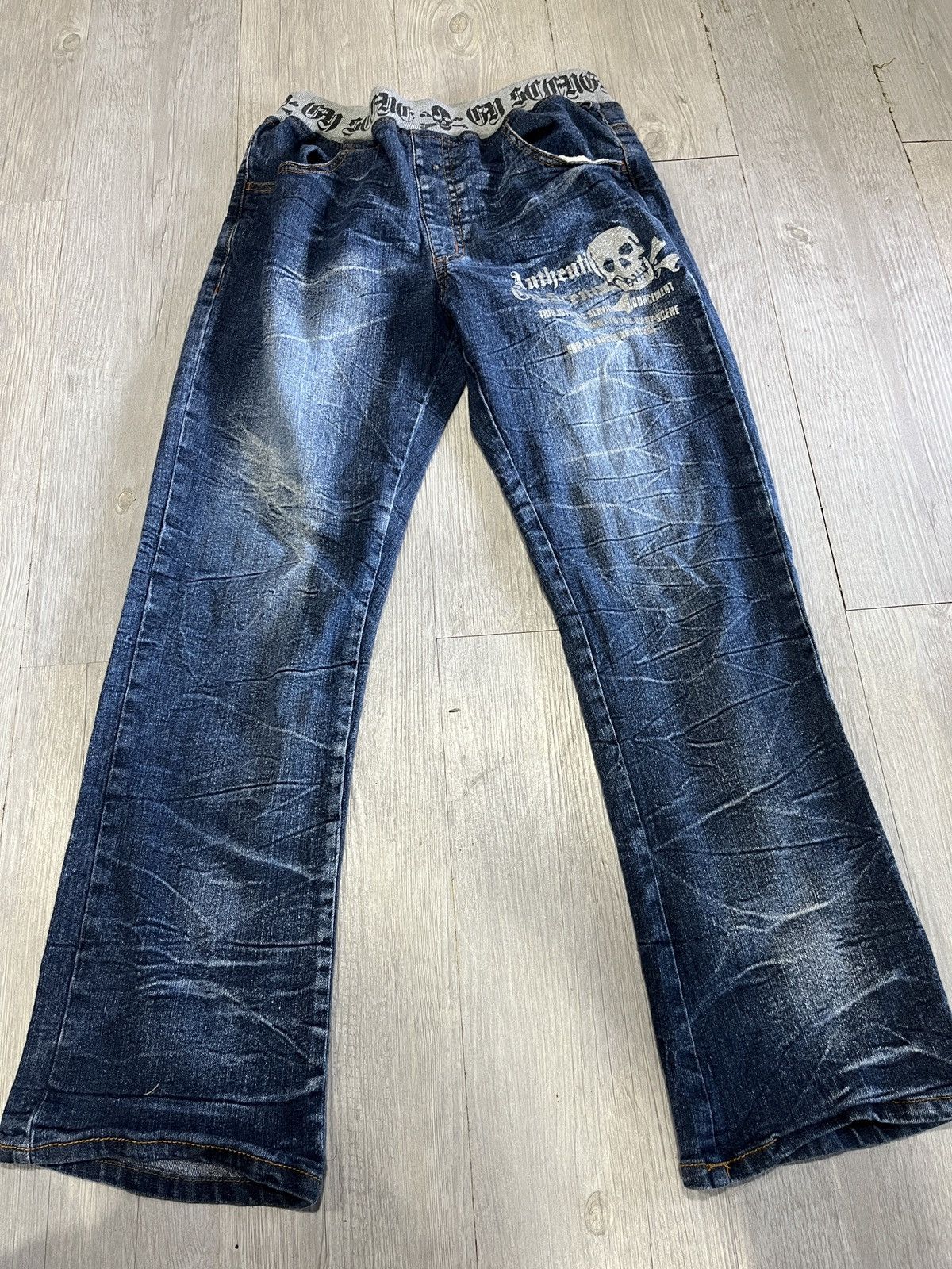 Hysteric Glamour Vintage Skeleton RARE Skull Denim Size US 28 / EU 44 - 2 Thumbnail