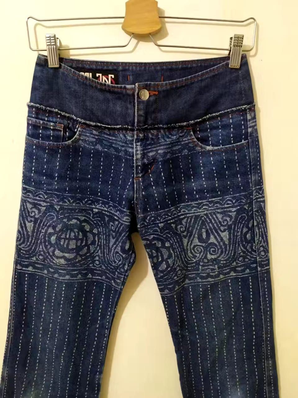 Jean Paul Gaultier Jean Paul Gaultier Egypt Graphics Logo Design Pants Size 28" / US 6 / IT 42 - 2 Thumbnail