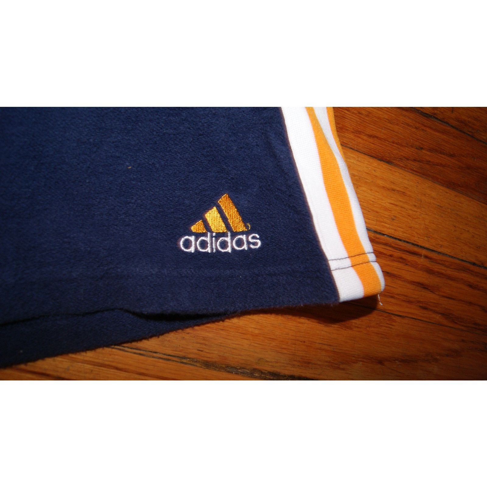 Adidas VTG Y2K Adidas Terry Cloth Towel Mens XL Blue Shorts White Size US 36 / EU 52 - 2 Thumbnail