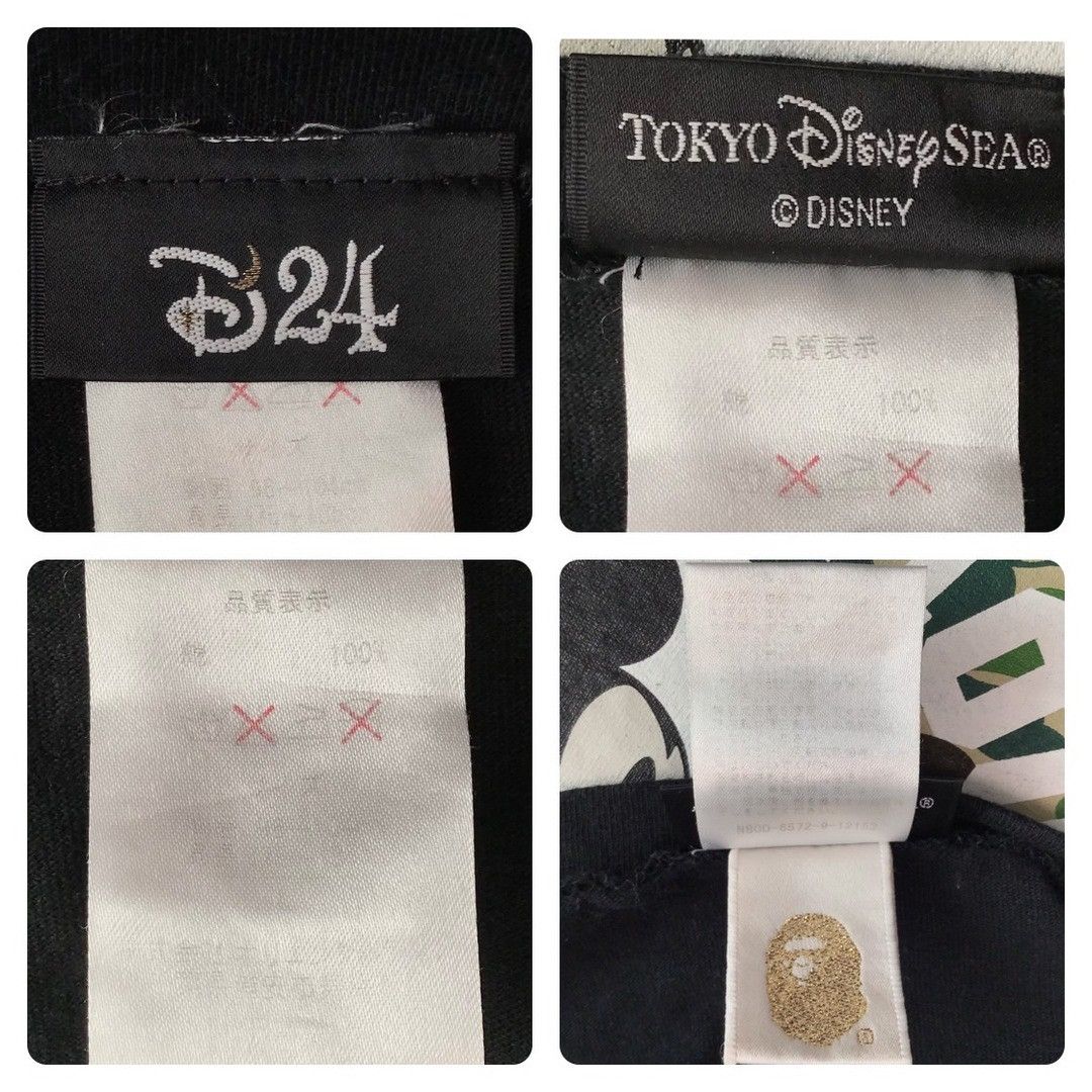 Bape × Disney BAPE × Disney Mickey Mouse T-shirt ABC camo a bathing ape Size US L / EU 52-54 / 3 - 8 Thumbnail