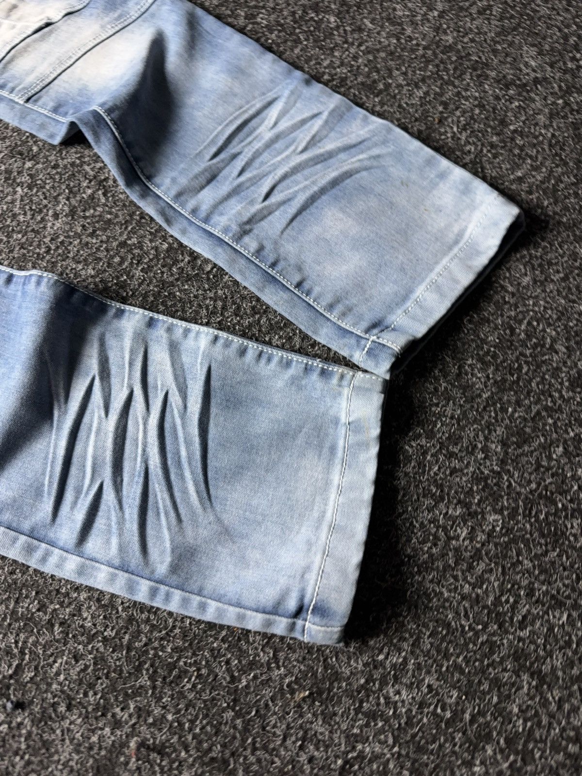 Japanese Brand Y2K JRW-4906 Japanese Style 90s Distressed Moto m Jeans Size 25" / US 0 / IT 36 - 5 Thumbnail