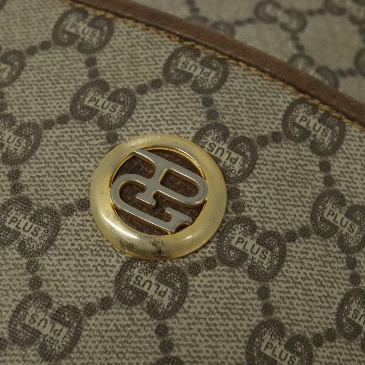 Gucci GUCCI GG Plus Supreme Shoulder Bag Pvc Beige Gold Size ONE SIZE - 14 Thumbnail