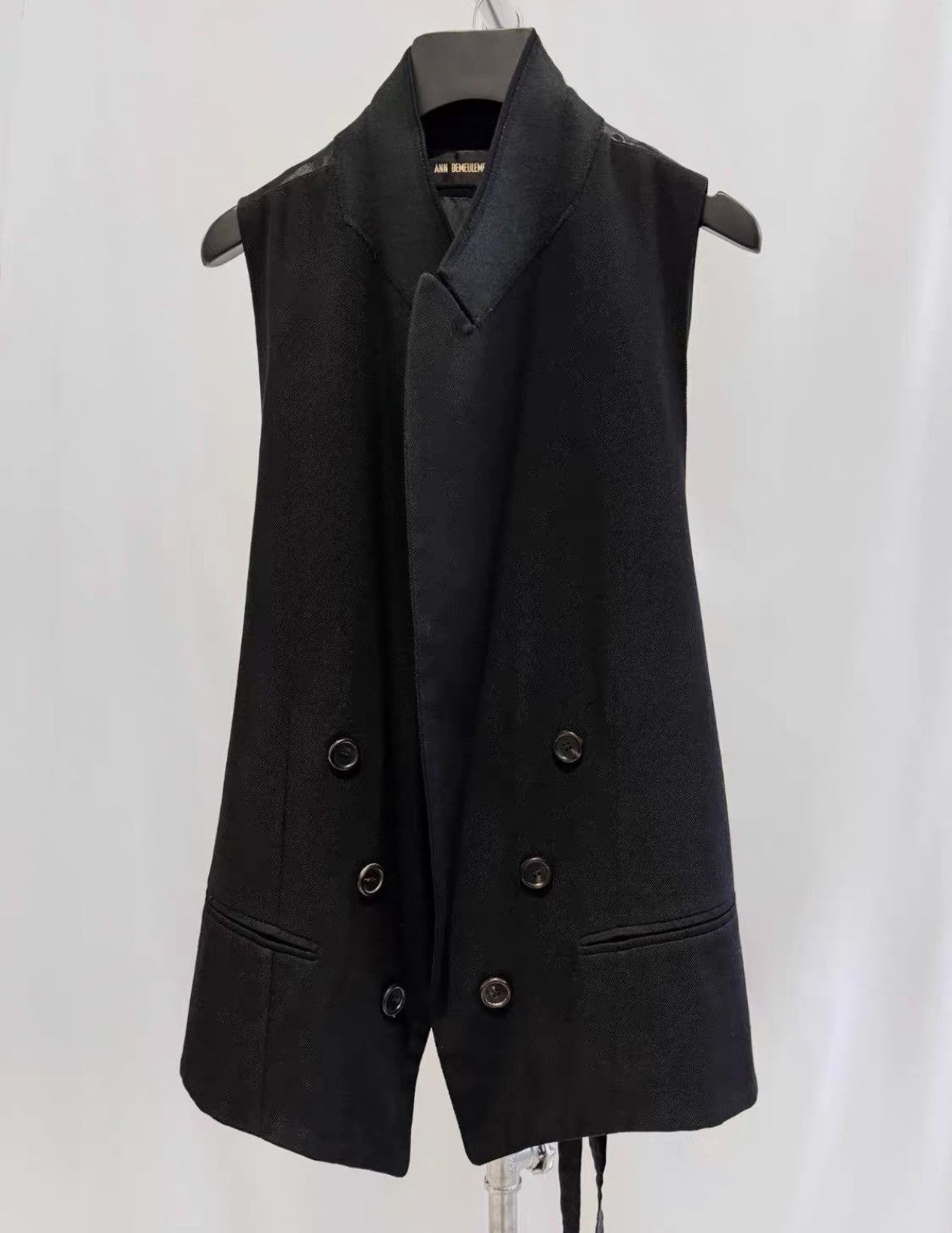 Ann Demeulemeester Ann demeulemeester black vest wxx Size S / US 4 / IT 40 - 1 Thumbnail