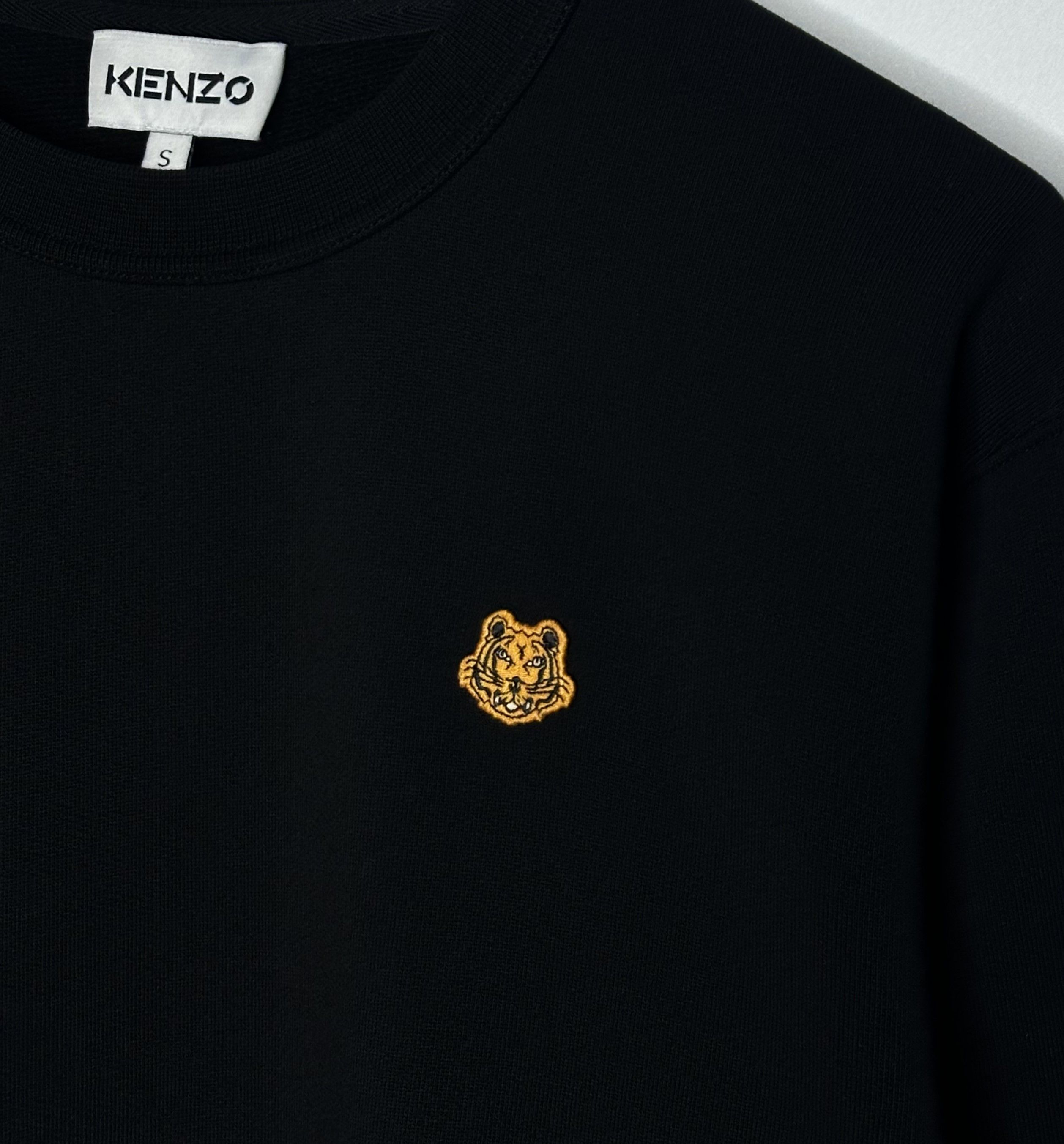 Kenzo Kenzo Tiger Crest Crew Sweatshirts Black Size US S / EU 44-46 / 1 - 5 Thumbnail