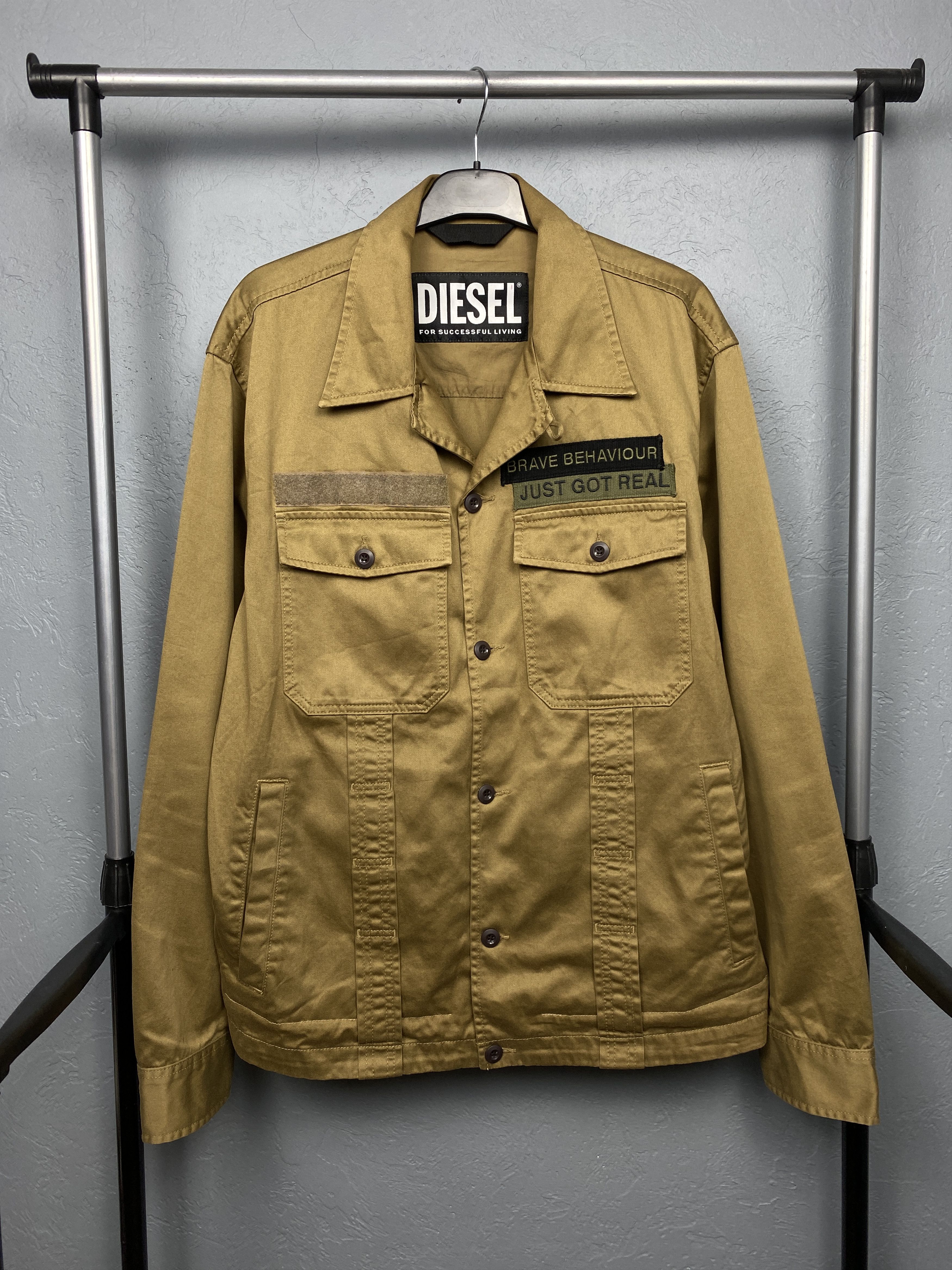 Diesel Vintage Mens Overshirt Jacket