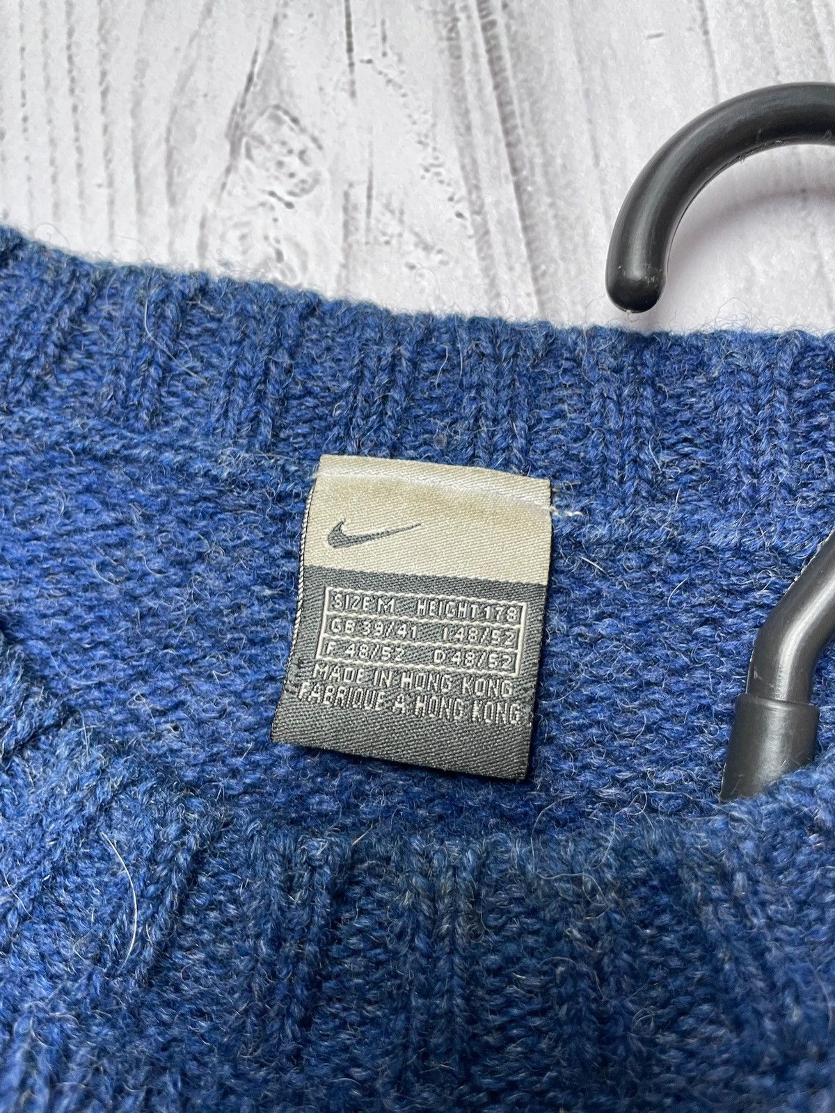 Nike Nike vintage knitted sweater size m medium rare big logo Size US M / EU 48-50 / 2 - 3 Thumbnail