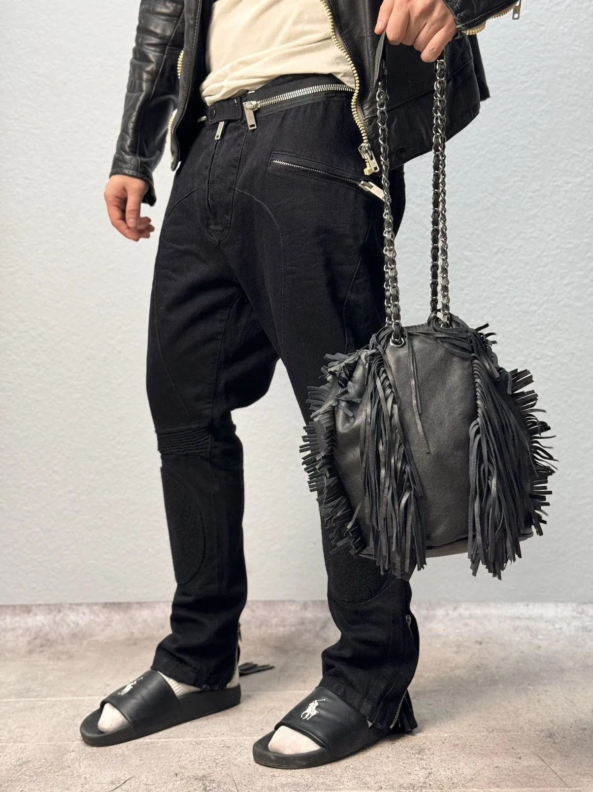 Diesel messenger sling bag canvas leather handmade gothic opium Size ONE SIZE - 1 Thumbnail