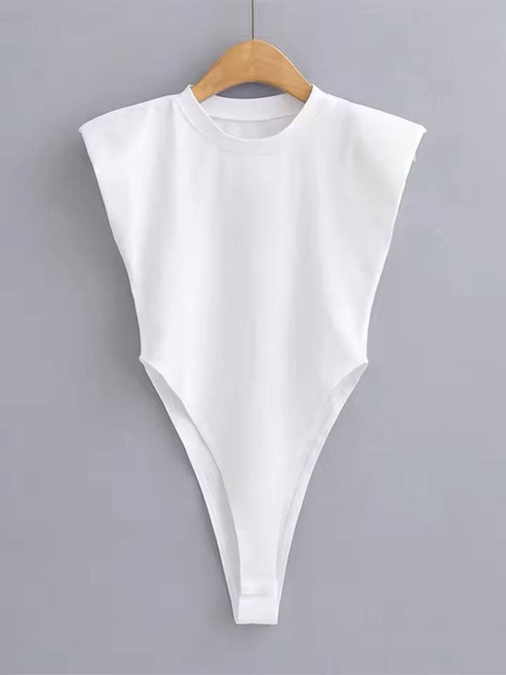 Japanese Brand × Vintage women's tight-fitting bodysuits with padded shoulders Size S / US 4 / IT 40 - 5 Thumbnail