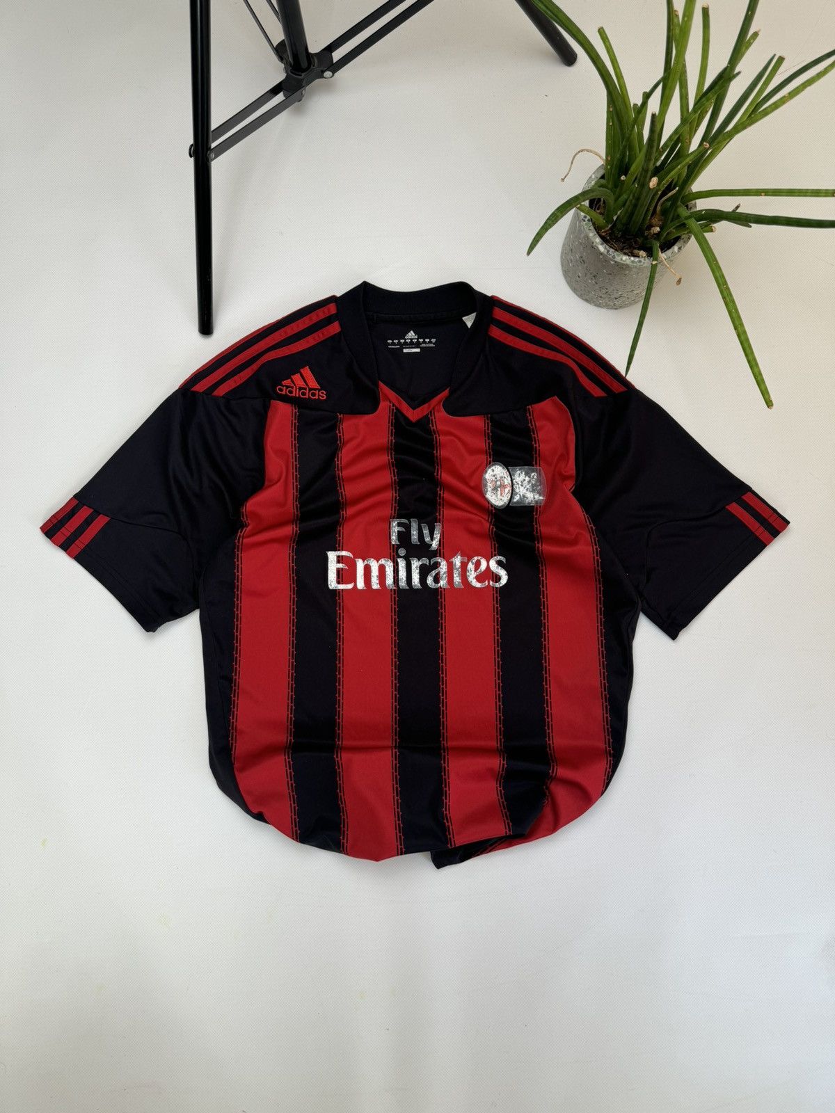 Vintage RARE VINTAGE Milan adidas soccer jersey 2012 Size US S / EU 44-46 / 1 - 1 Thumbnail