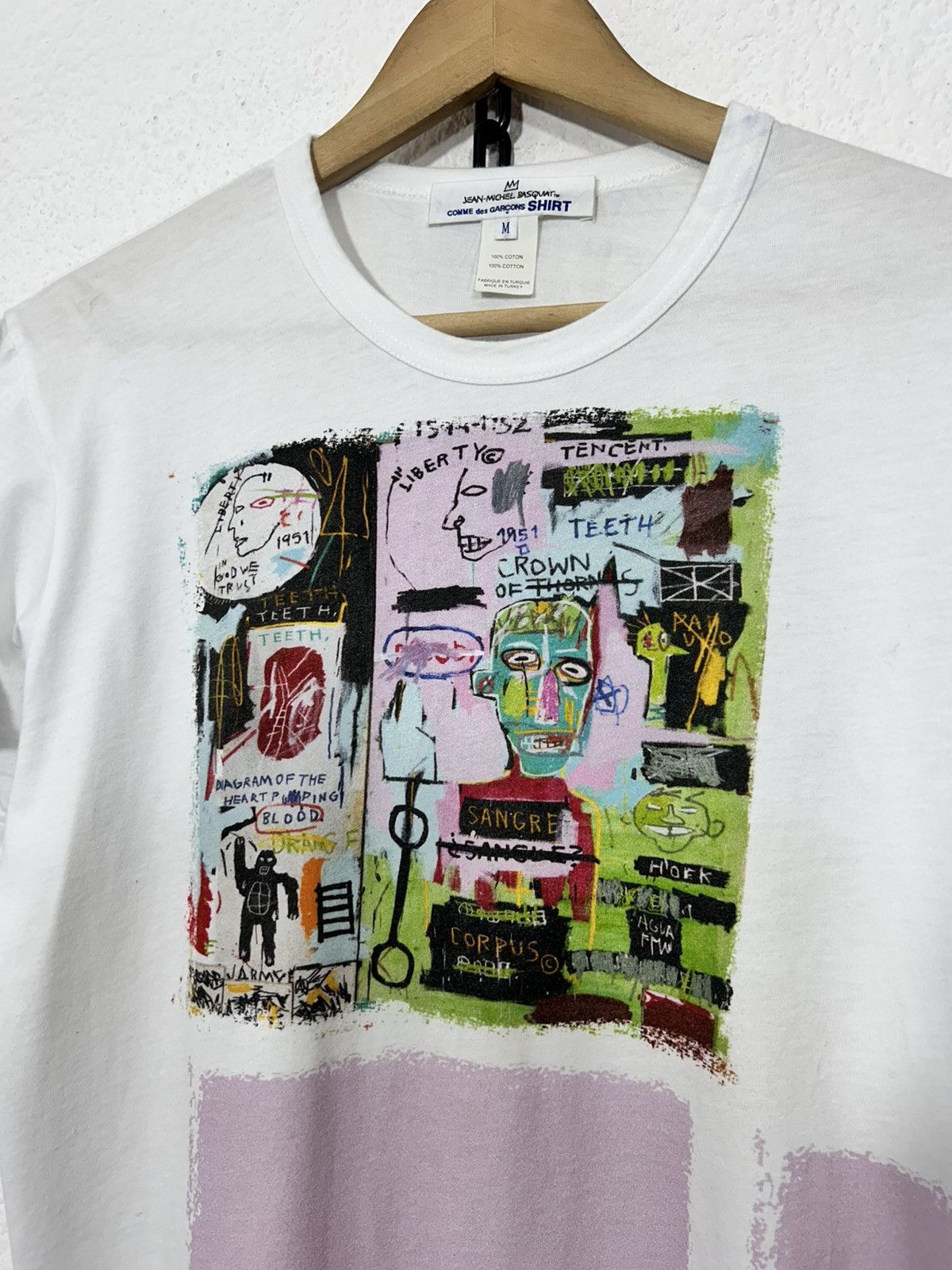 Comme des Garcons COMME DES GARCONS JEAN MICHEL BASQUIAT SHIRT Size US M / EU 48-50 / 2 - 2 Thumbnail