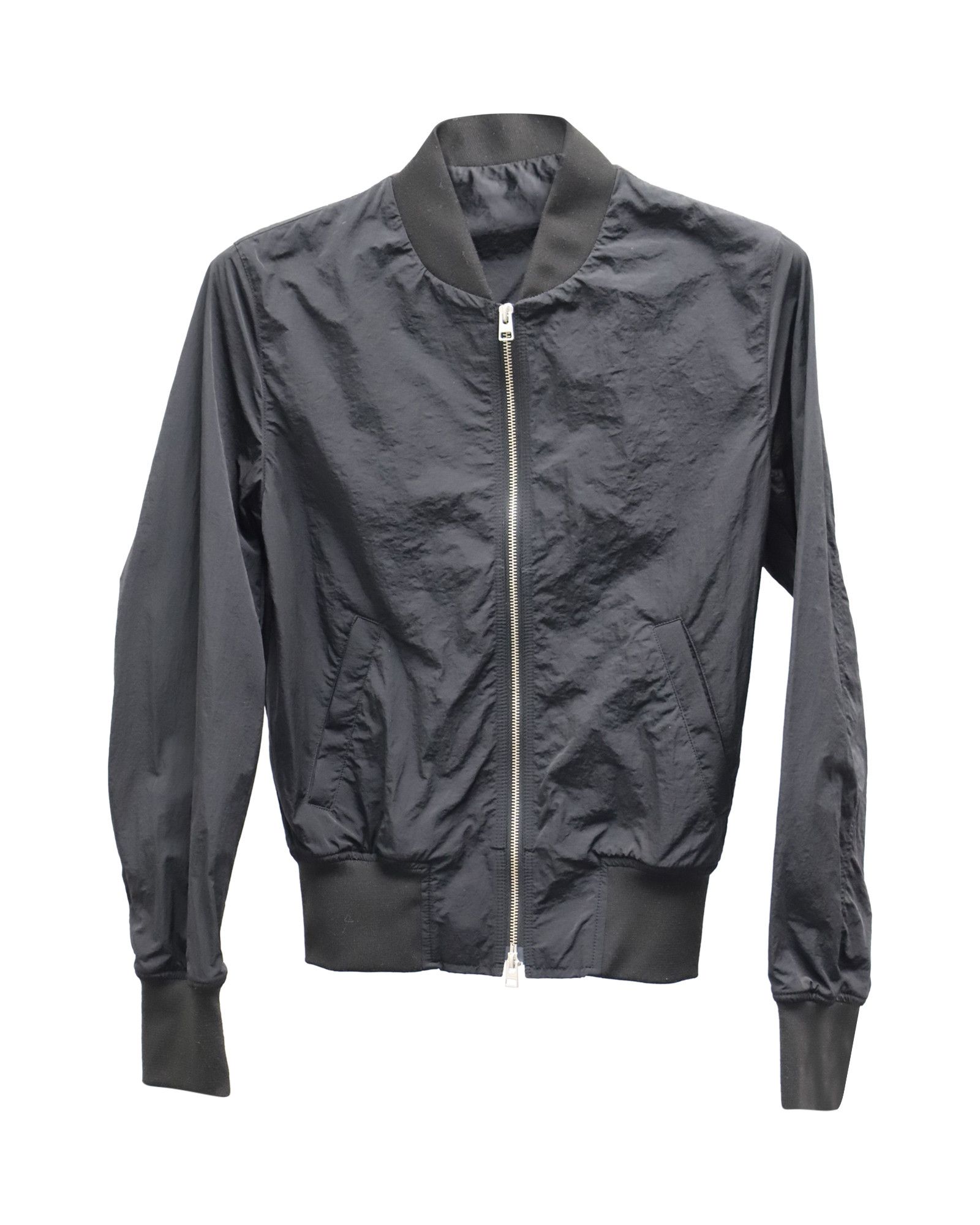 AMI Ami Paris Bomber Jacket in Black Polyamide Size US XS / EU 42 / 0 - 1 Thumbnail