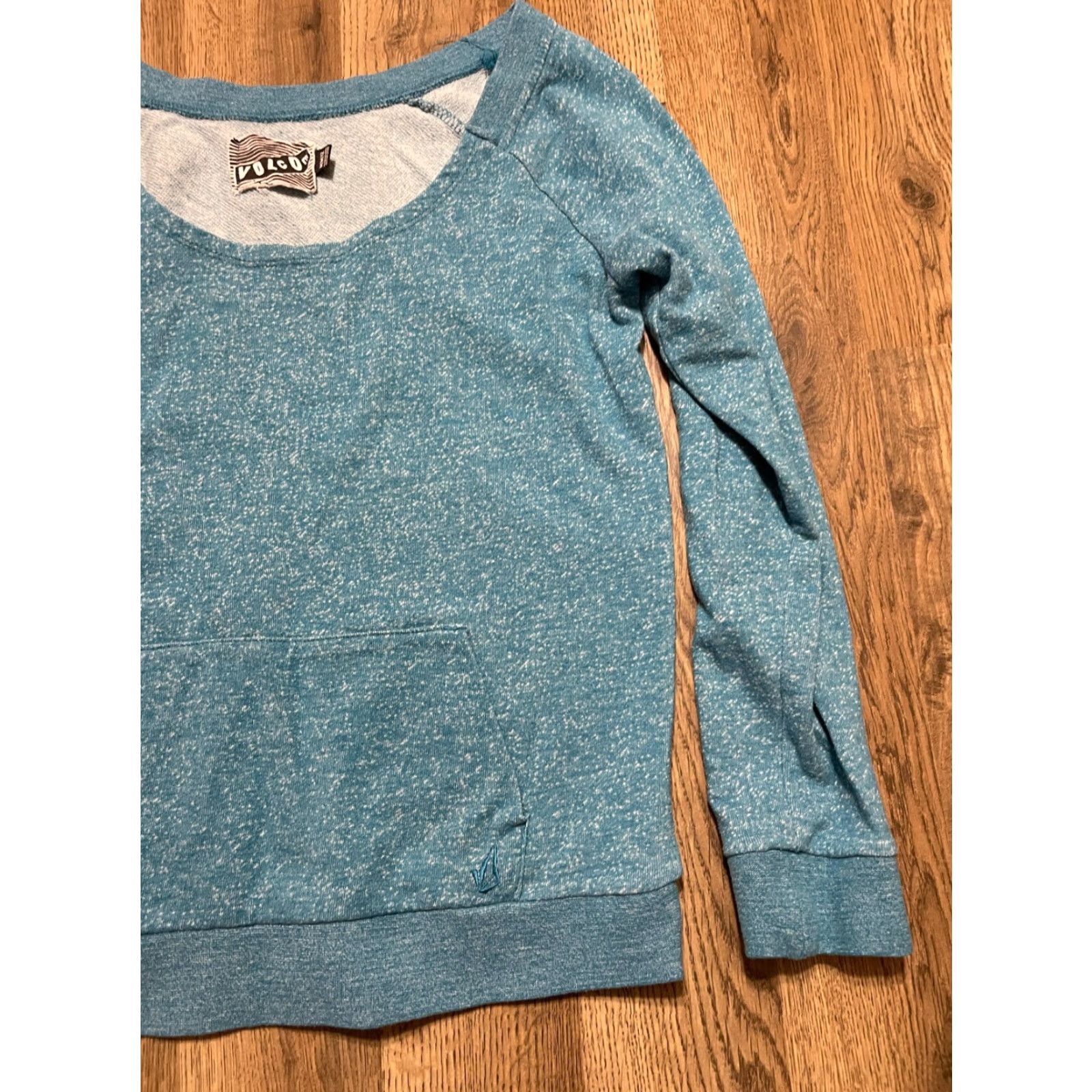 Volcom Volcom Shirt Women's Size Medium Blue Long Sleeve Size M / US 6-8 / IT 42-44 - 4 Thumbnail