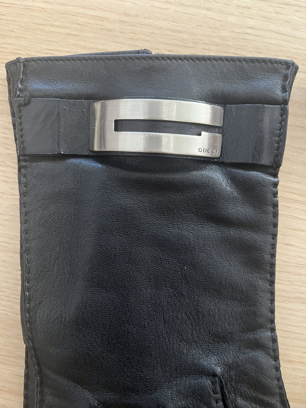Gucci Gucci leather gloves Size 38 - 2 Thumbnail