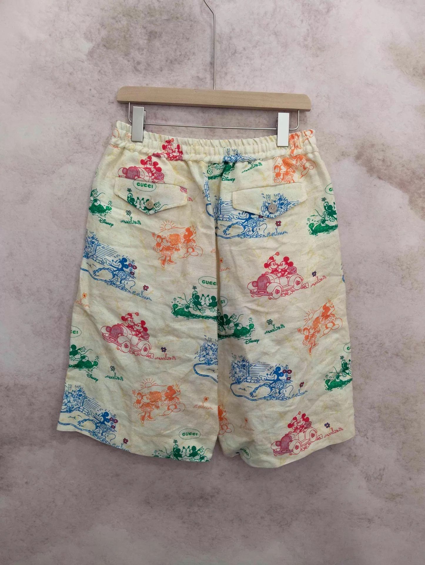 Gucci GUCCI Mickey Mouse All Over Print Shorts 46 Size US 30 / EU 46 - 2 Thumbnail
