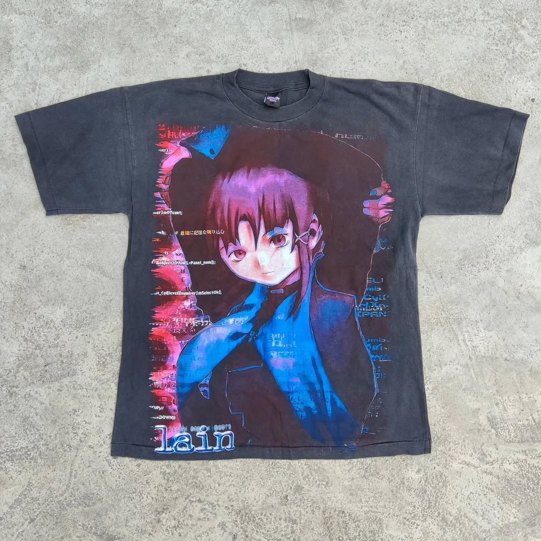 Anime × Japanese Brand × Vintage ‼️LIMITED TSHIRT LAIN : SOLO LAIN‼️ Size US XL / EU 56 / 4 - 1 Thumbnail