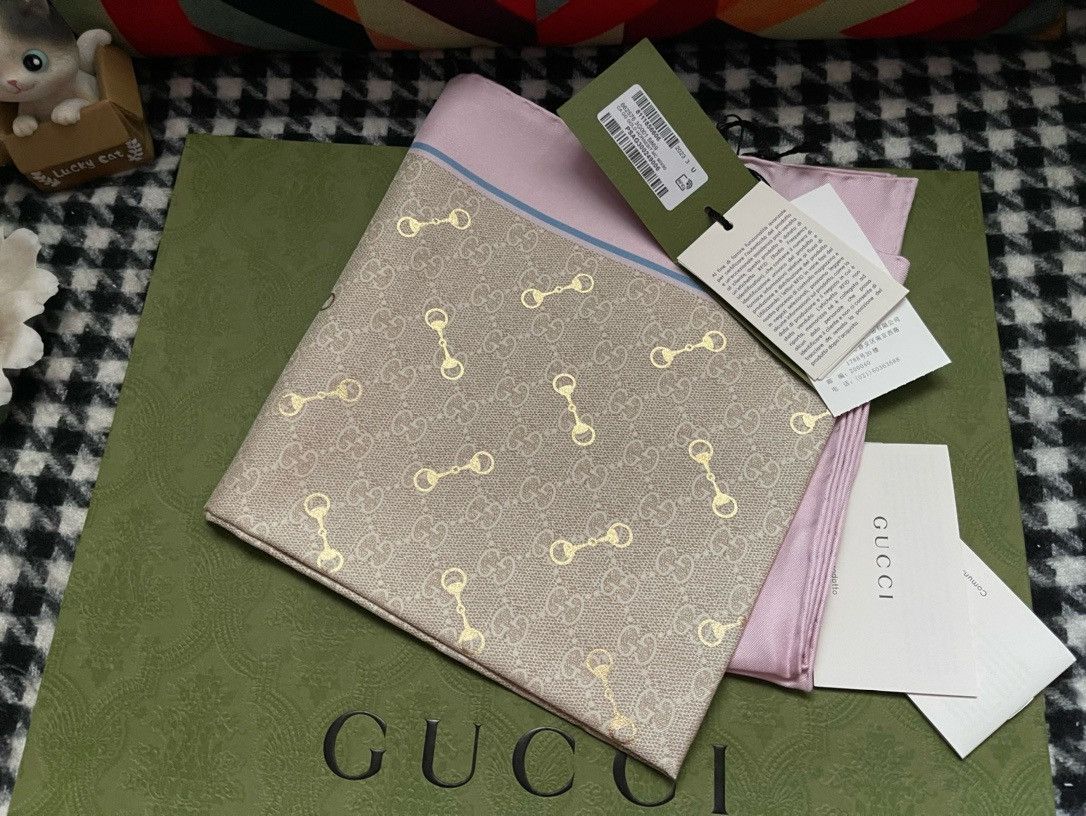 Gucci Silk scarf Size ONE SIZE - 2 Thumbnail