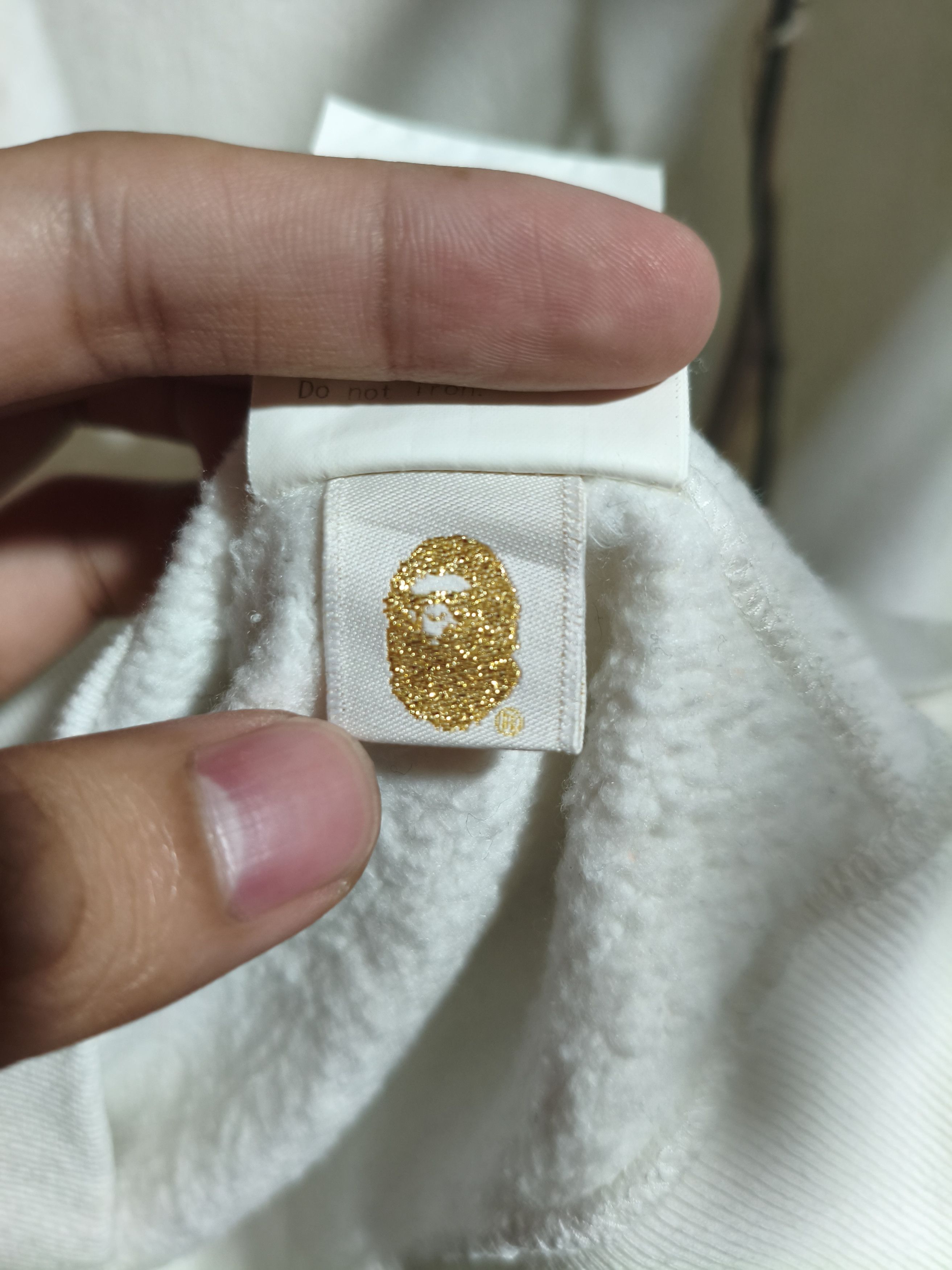 Bape Bape sweatshirt aop white Size US S / EU 44-46 / 1 - 8 Thumbnail