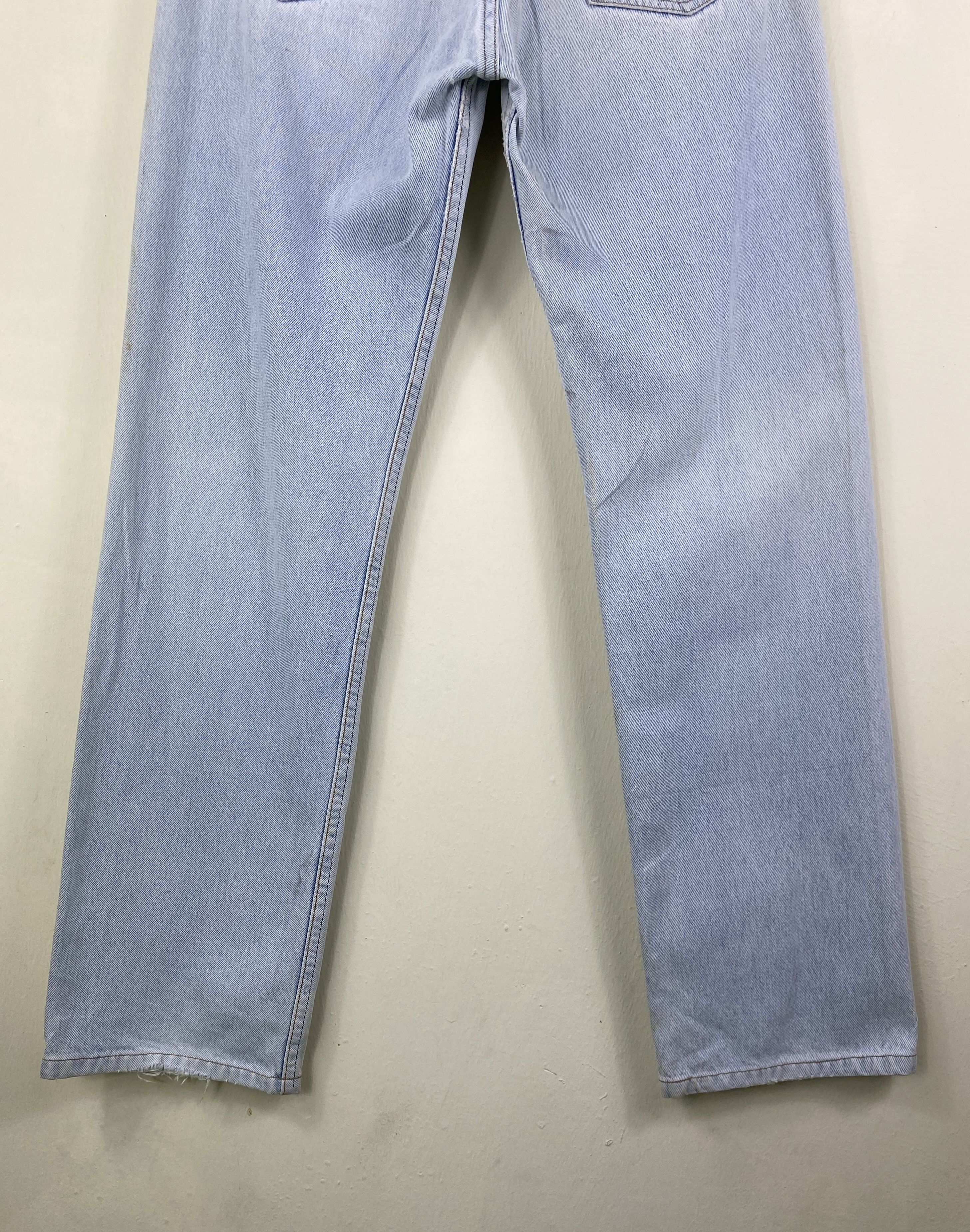 Levi's Vintage Clothing × Vintage Vintage Levis 501 90s STONEWASH dirty wash button 555 W30x30 Size US 30 / EU 46 - 7 Thumbnail