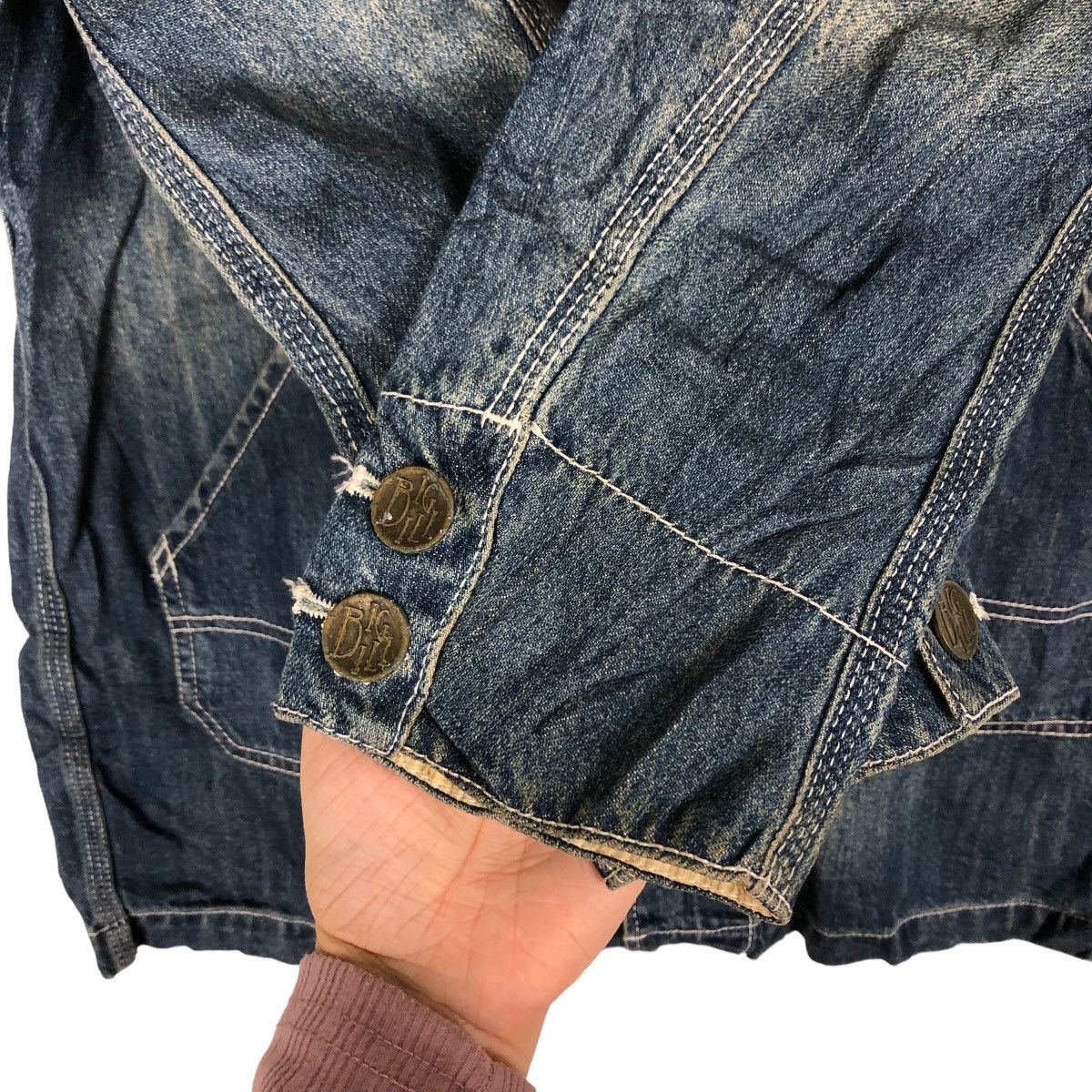 Japanese Brand 🔥90s Vintage Hikory Chore Jacket BigBill Japan Issey Miyake Size US M / EU 48-50 / 2 - 12 Thumbnail
