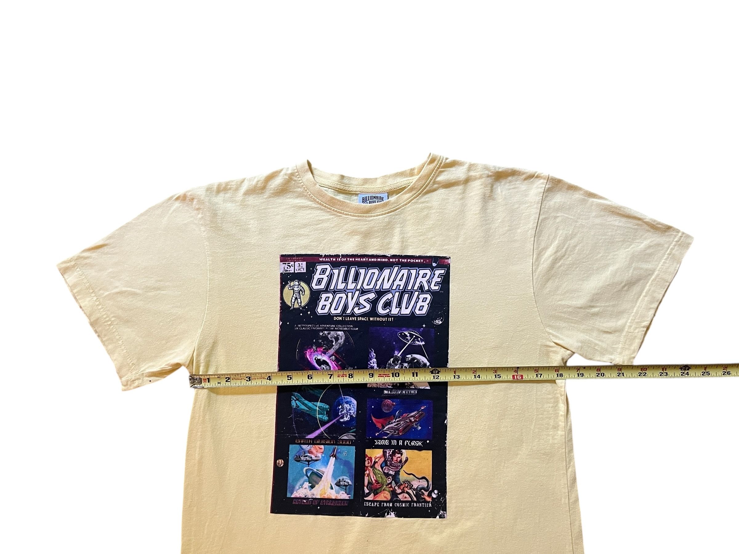 Billionaire Boys Club Billionaire Boys Club Space Comic Tee Cream Medium Vintage Size US M / EU 48-50 / 2 - 4 Thumbnail