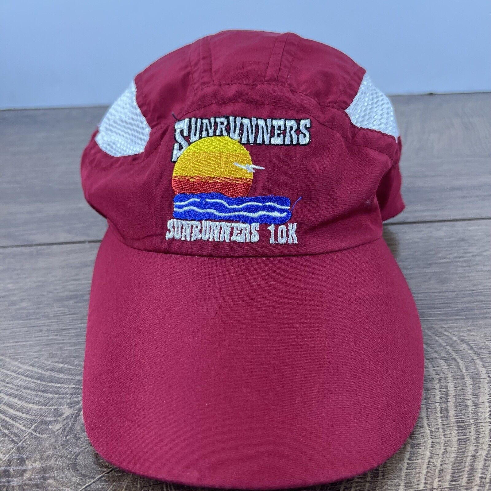 Other Sunrunners 10K Hat Red Cap Adjustable Hat Red Adult Fit Hat Size ONE SIZE - 2 Thumbnail
