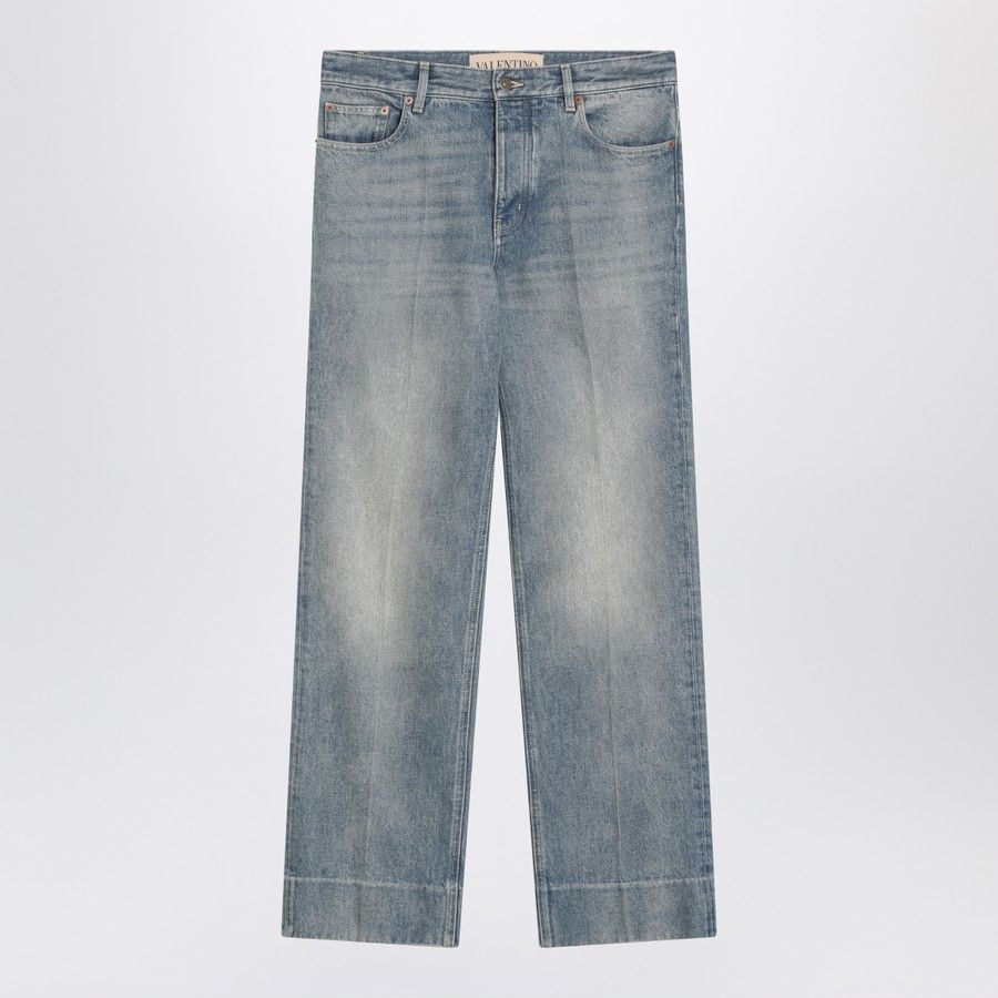 Valentino o1d2blof1025 Denim Jeans in Blue Size US 33 - 1 Thumbnail
