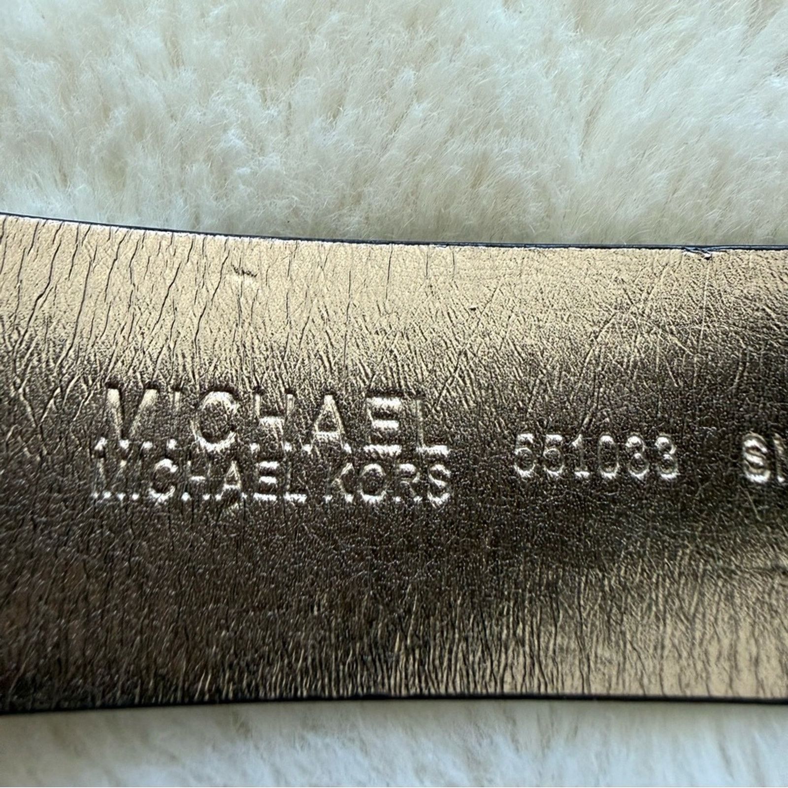 Michael Kors Michael Kors women black belt size 36 inches Size ONE SIZE - 5 Thumbnail