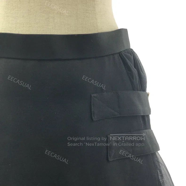Comme des Garcons Comme Des Garcons size M Tulle pieced side waistband wool Size 23" - 4 Thumbnail