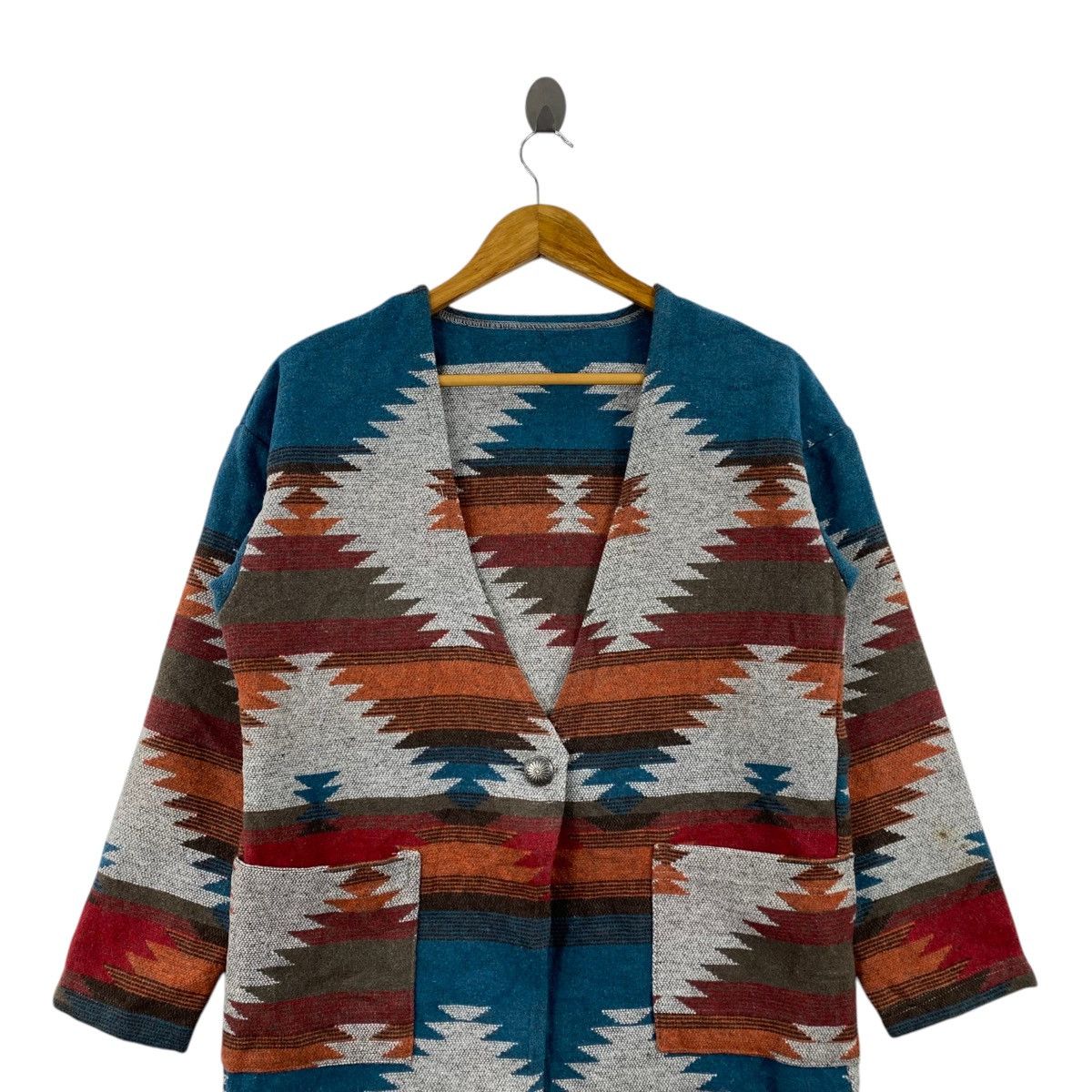Japanese Brand JAPANESE BRAND Navajo Aztec Native Overprint Parka Size US M / EU 48-50 / 2 - 2 Thumbnail