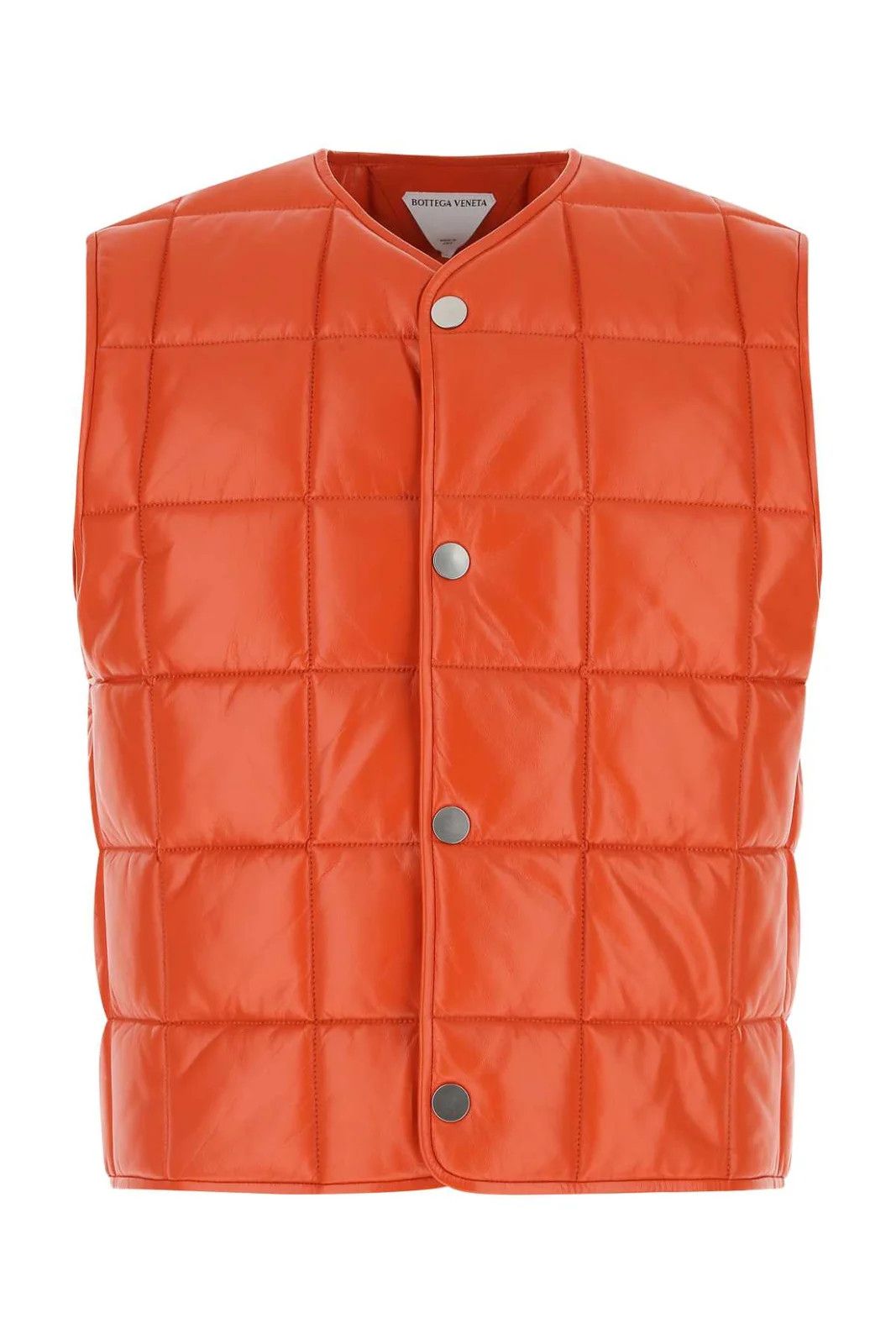 Bottega Veneta o1loc1c0324 712269 Gilet in Orange Size US M / EU 48-50 / 2 - 1 Thumbnail