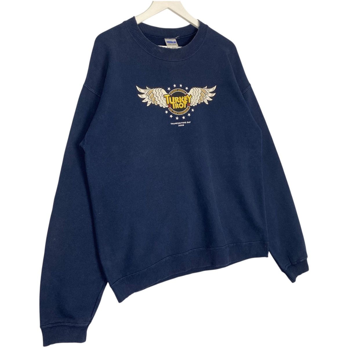 Vintage Vintage Turkey Trot Sweatshirt Crewneck Blue Size M Size US M / EU 48-50 / 2 - 3 Thumbnail