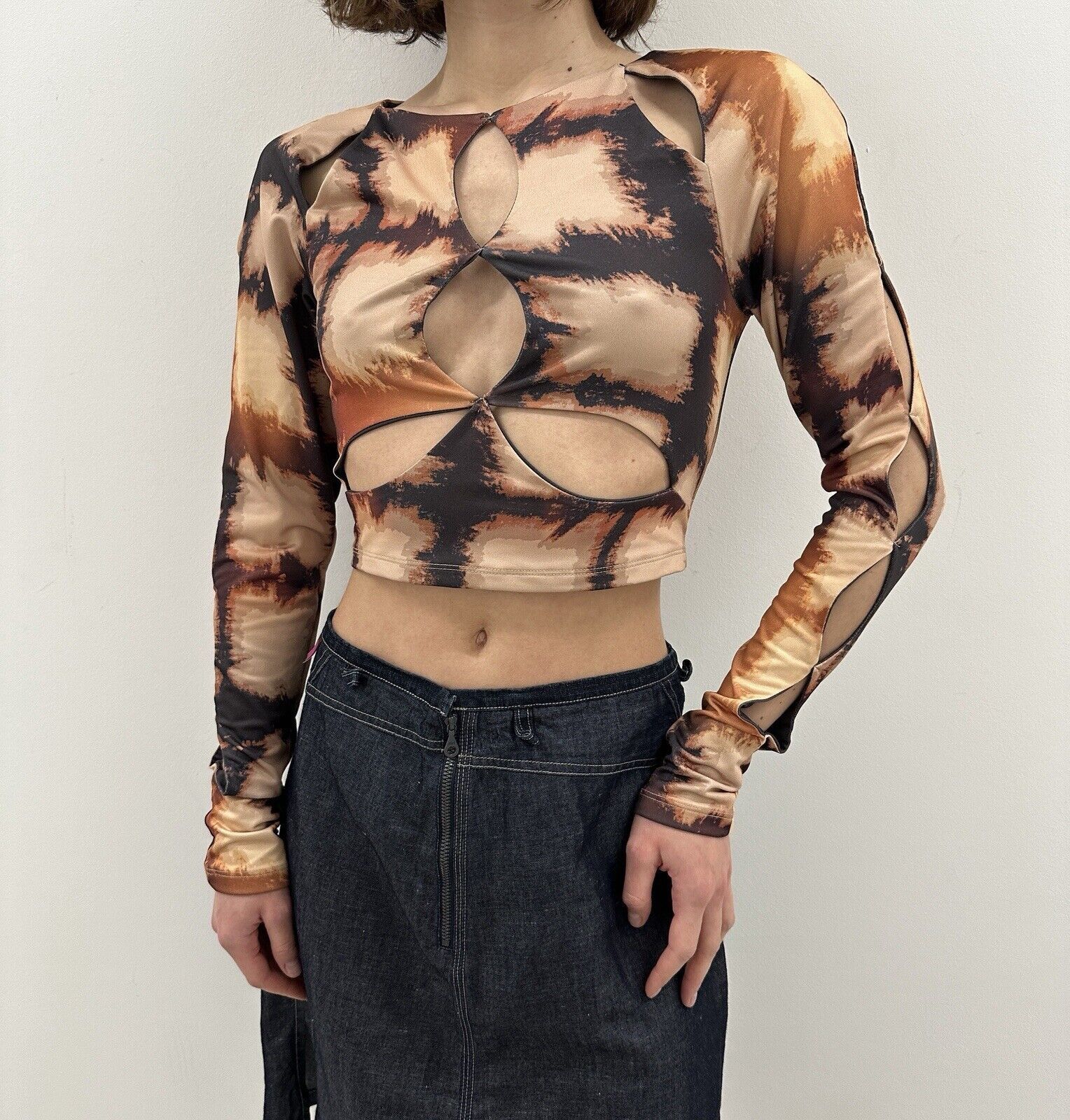 Jaded London Jaded London Top Womens Long Sleeve Rave Festival Party y2k Size S / US 4 / IT 40 - 1 Thumbnail