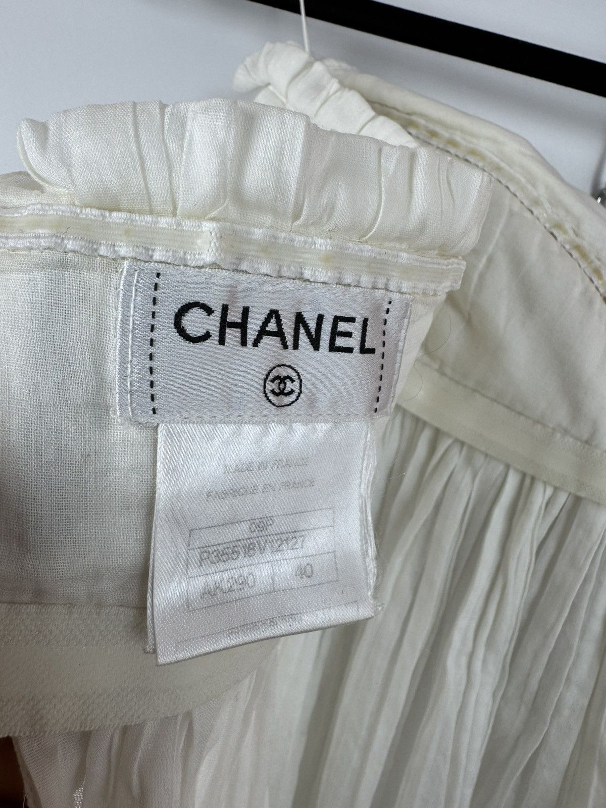 Chanel Chanel pleated top sleeve less corset Women’s size 40 Size M / US 6-8 / IT 42-44 - 7 Thumbnail