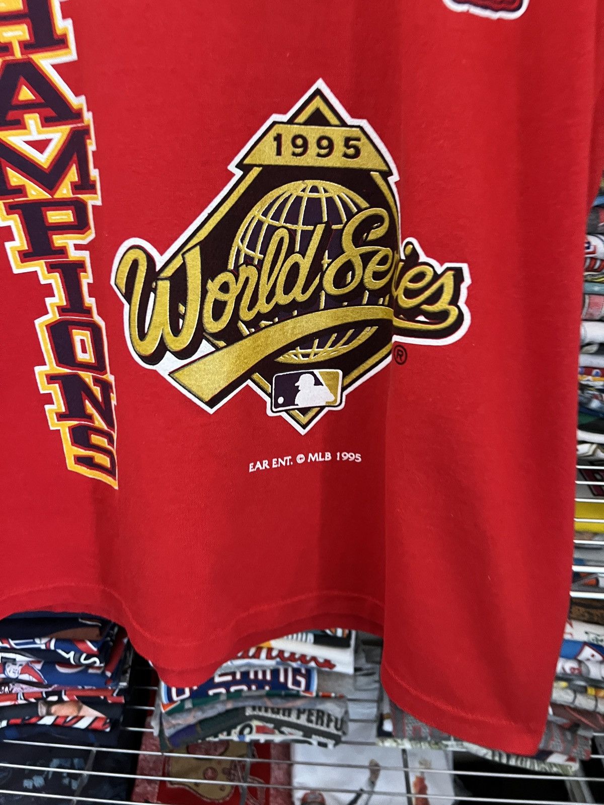 MLB 1995 Atlanta Braves World Series Champions Tee Size US L / EU 52-54 / 3 - 3 Thumbnail