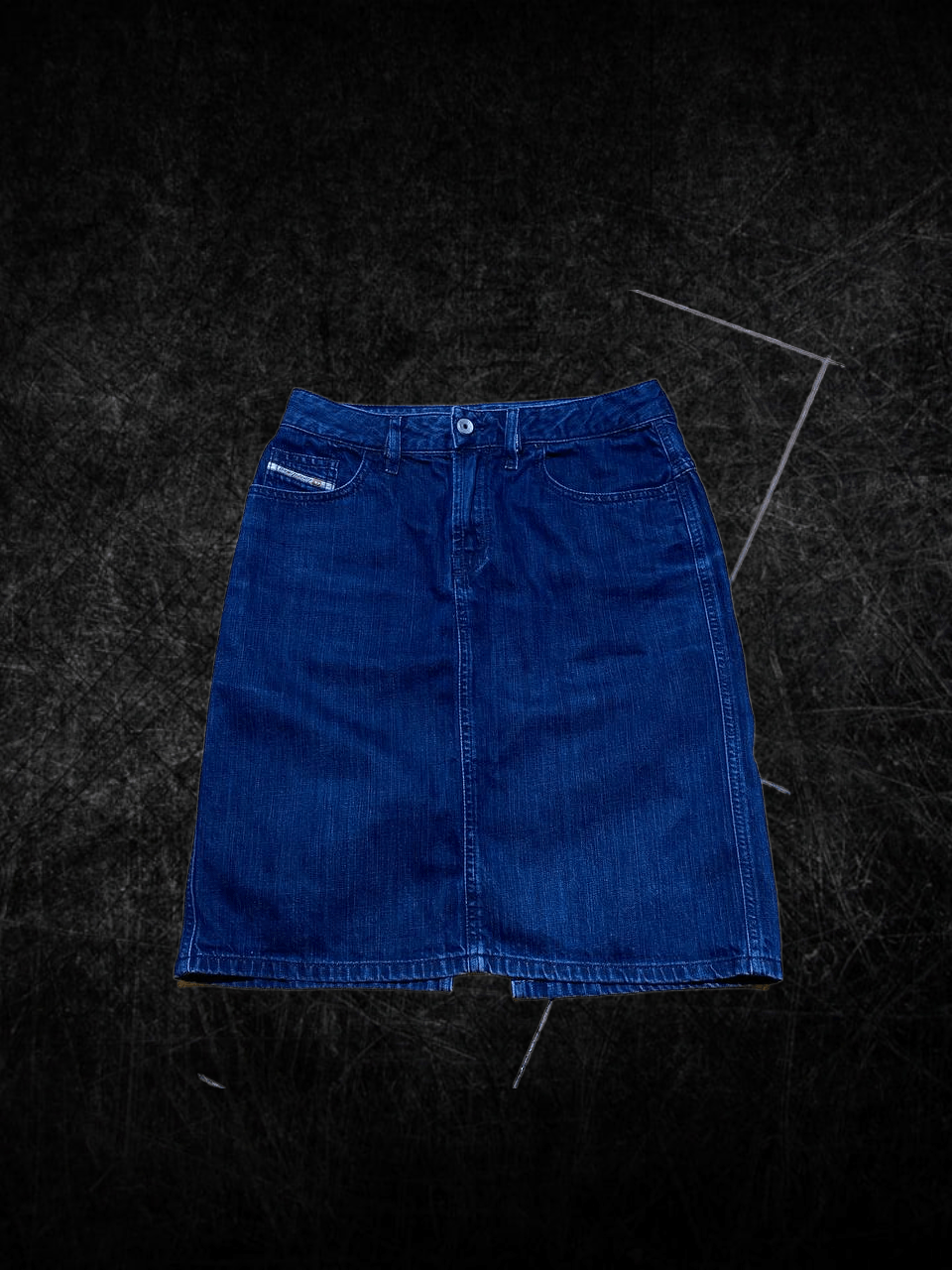 Diesel DIESEL BLUE DENIM COTTON BEAUTIFUL SKIRT Size 29" - 1 Thumbnail