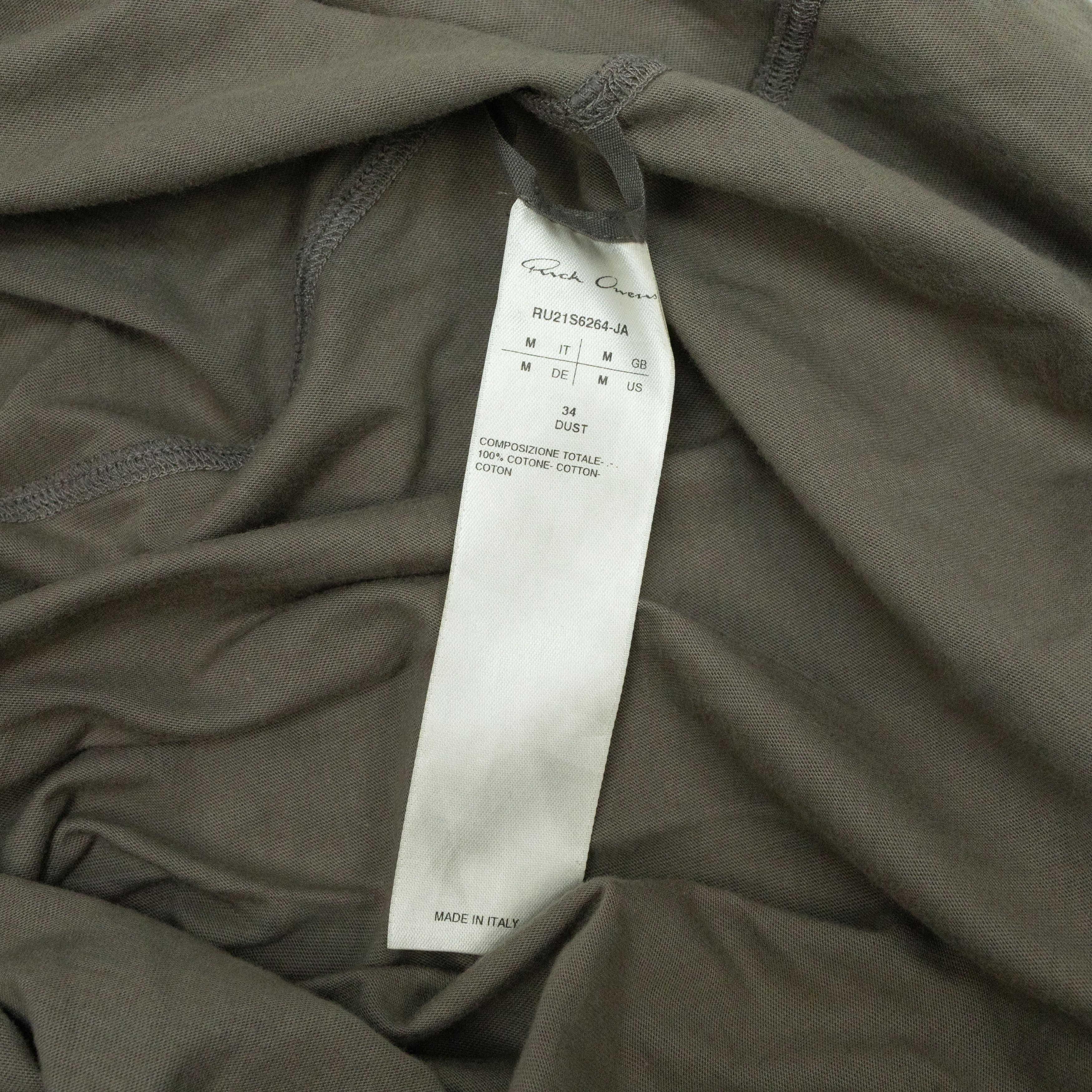 Rick Owens Rick Owens S/S 2021 Level T-Shirt Size US M / EU 48-50 / 2 - 3 Thumbnail