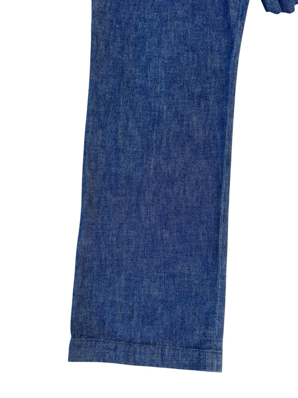Fat Tokyo FAT FA Japan Buckle Back Baggy Denim Trouser Pant Size US 34 / EU 50 - 10 Thumbnail