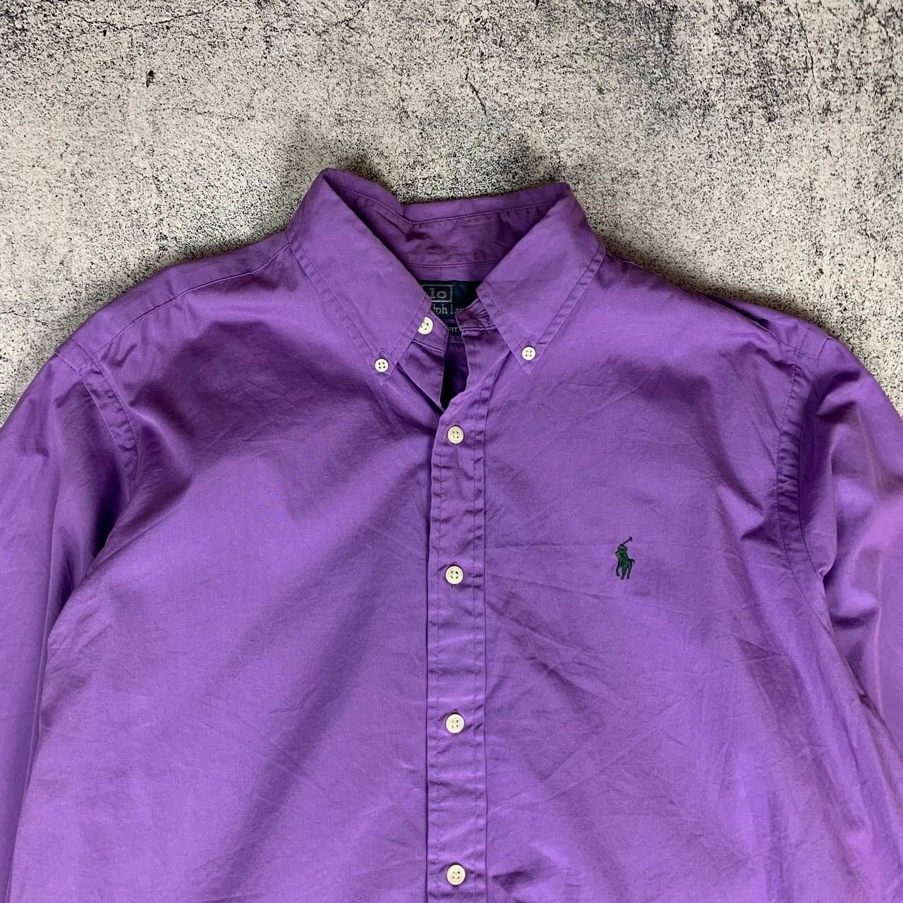 Polo Ralph Lauren Polo Ralph Lauren Shirt Men's Size L Purple Long Sleeve` Size US L / EU 52-54 / 3 - 3 Thumbnail