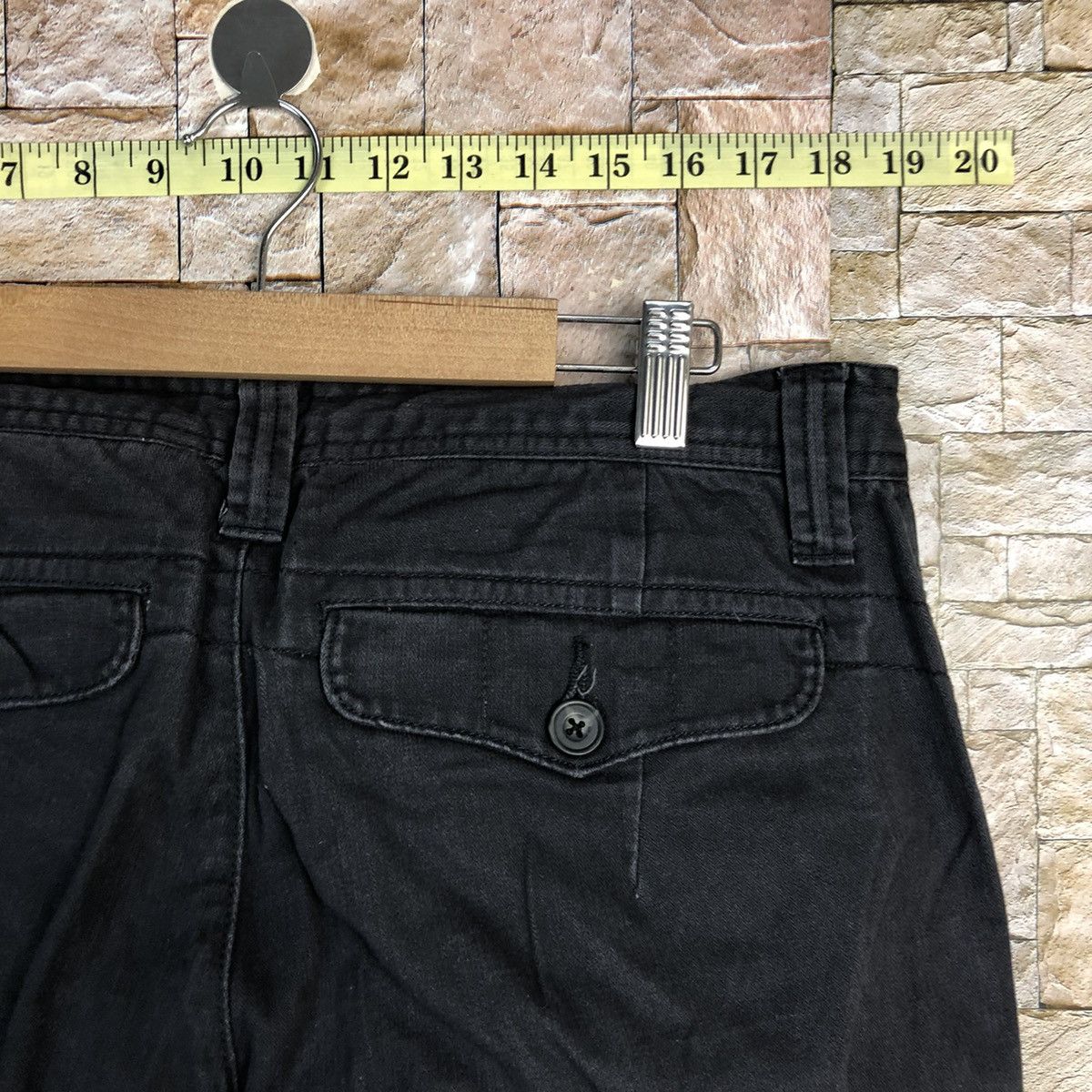 Japanese Brand Top Valu Black Cargo Multipocket Pants #A728 Size US 32 / EU 48 - 19 Thumbnail