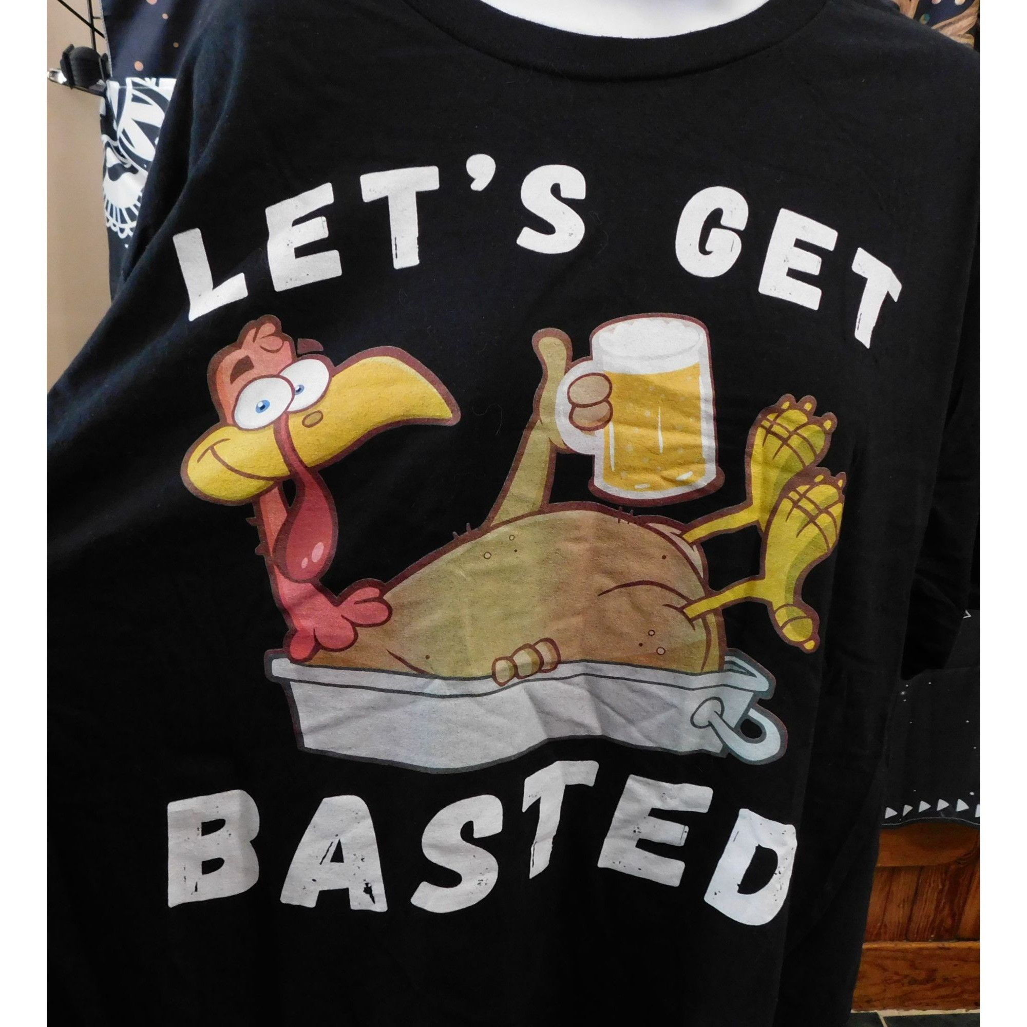 Other Let's Get Basted Holiday Turkey Novelty Shirt Size US XXL / EU 58 / 5 - 2 Thumbnail