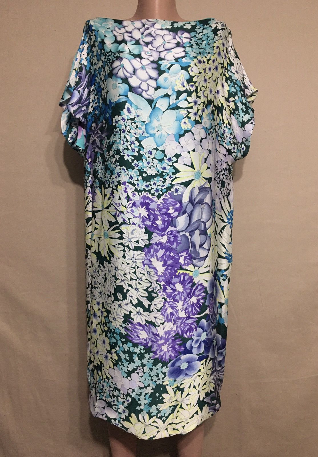 Missoni MISSONI Silk Floral Purple Italy Dress Size EU 42 Size M / US 6-8 / IT 42-44 - 1 Thumbnail