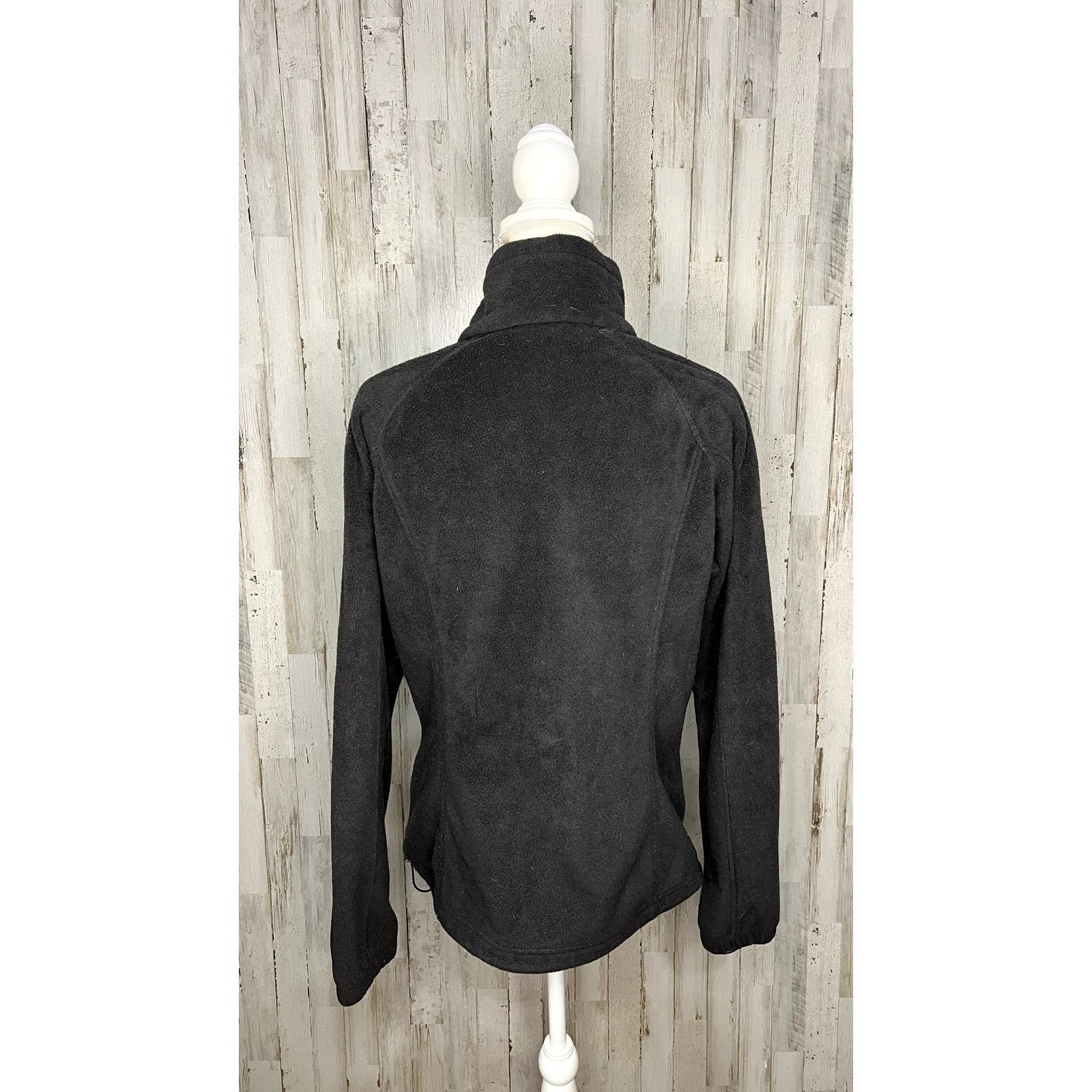 Columbia Columbia Womens Fleece Jacket Black Size Large Casual Zip-Up Size L / US 10 / IT 46 - 4 Thumbnail