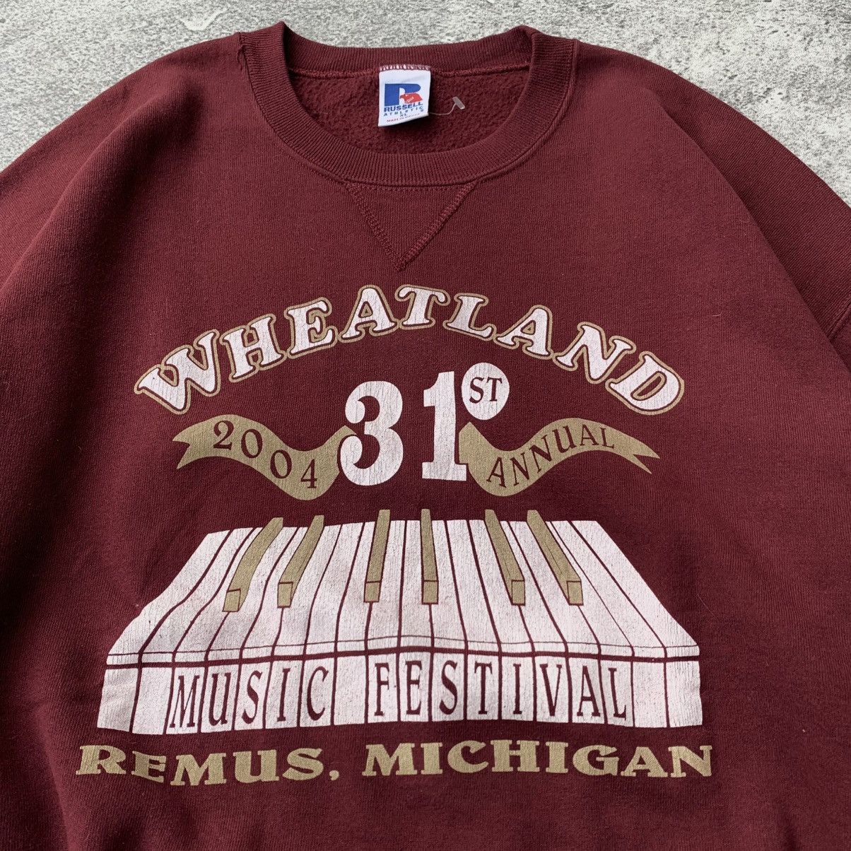 Russell Athletic Vintage 90’s Russell Wheatland music Festival Sweatshirt Size US XL / EU 56 / 4 - 3 Thumbnail