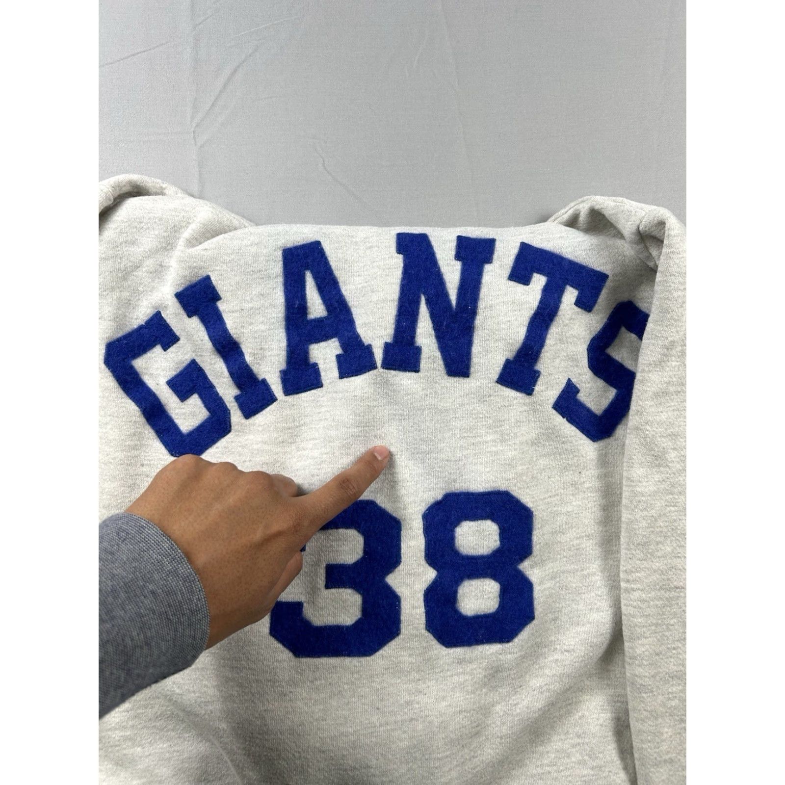 Ebbets Field Flannels VINTAGE Ebbets Field Flannels Hoodie Sweatshirt Giants Gray USA Mens Medium Size US M / EU 48-50 / 2 - 8 Thumbnail