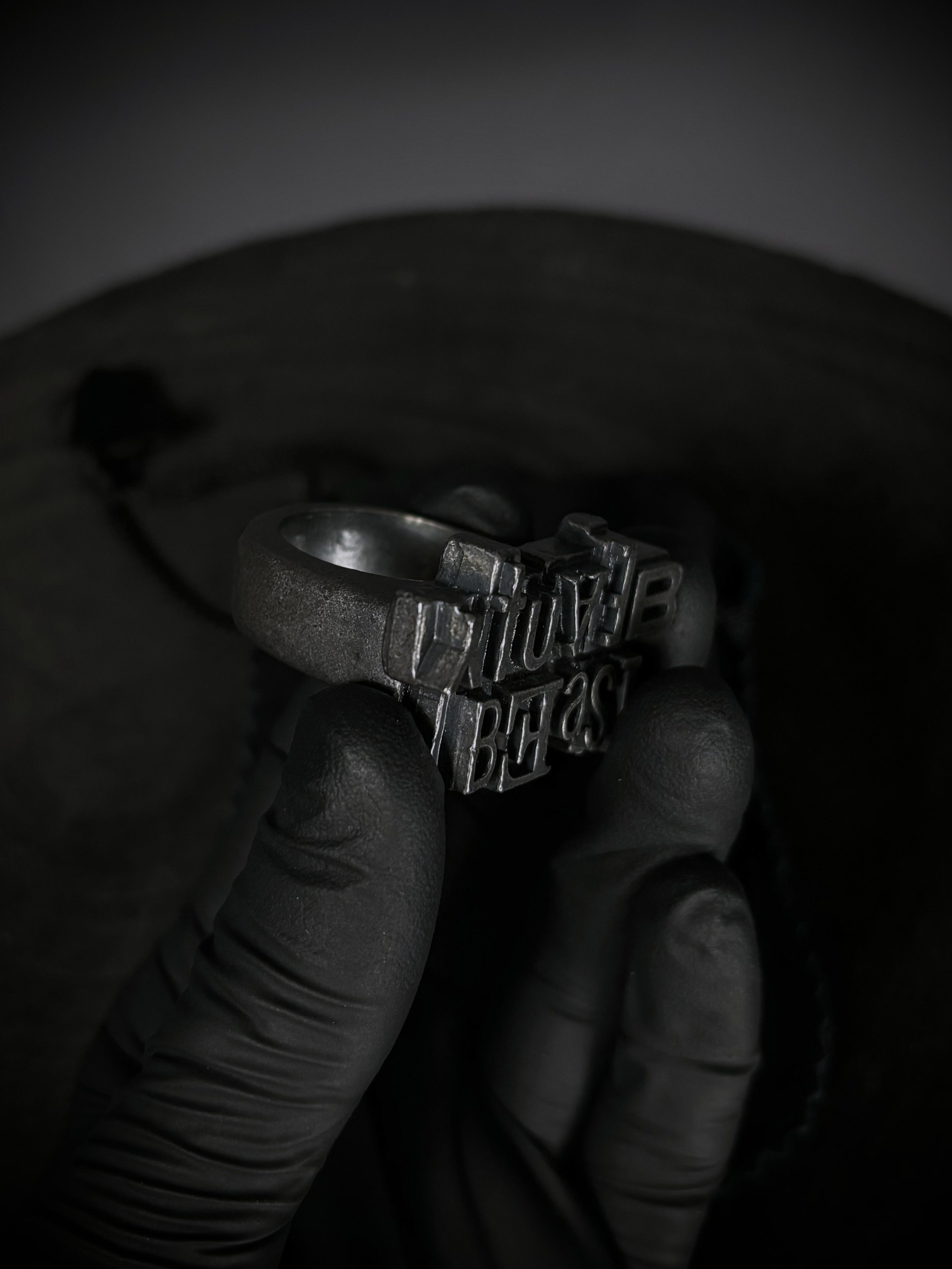 Beauty Beast Beauty:Beast Spellout Logo RIng Size ONE SIZE - 4 Thumbnail