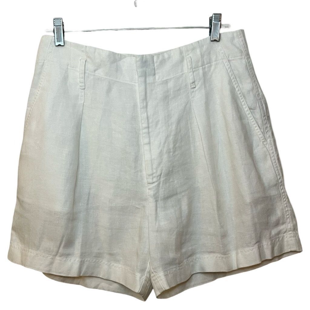 Lauren Ralph Lauren Lauren Ralph Lauren High Waisted Linen Pleated Shorts Sz M Size 31" - 2 Thumbnail