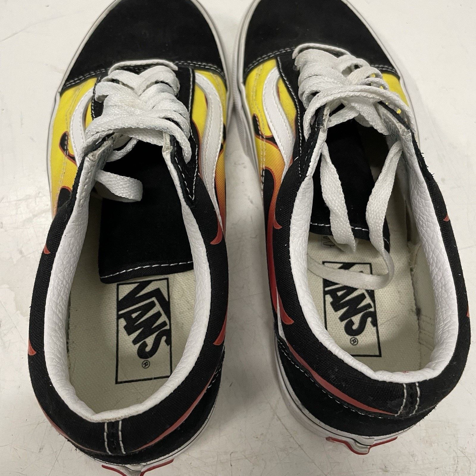 Vans Vans Old Skool Flame Sneakers 7.5 Black Skateboarding Shoes Size US 7.5 / EU 40-41 - 6 Thumbnail