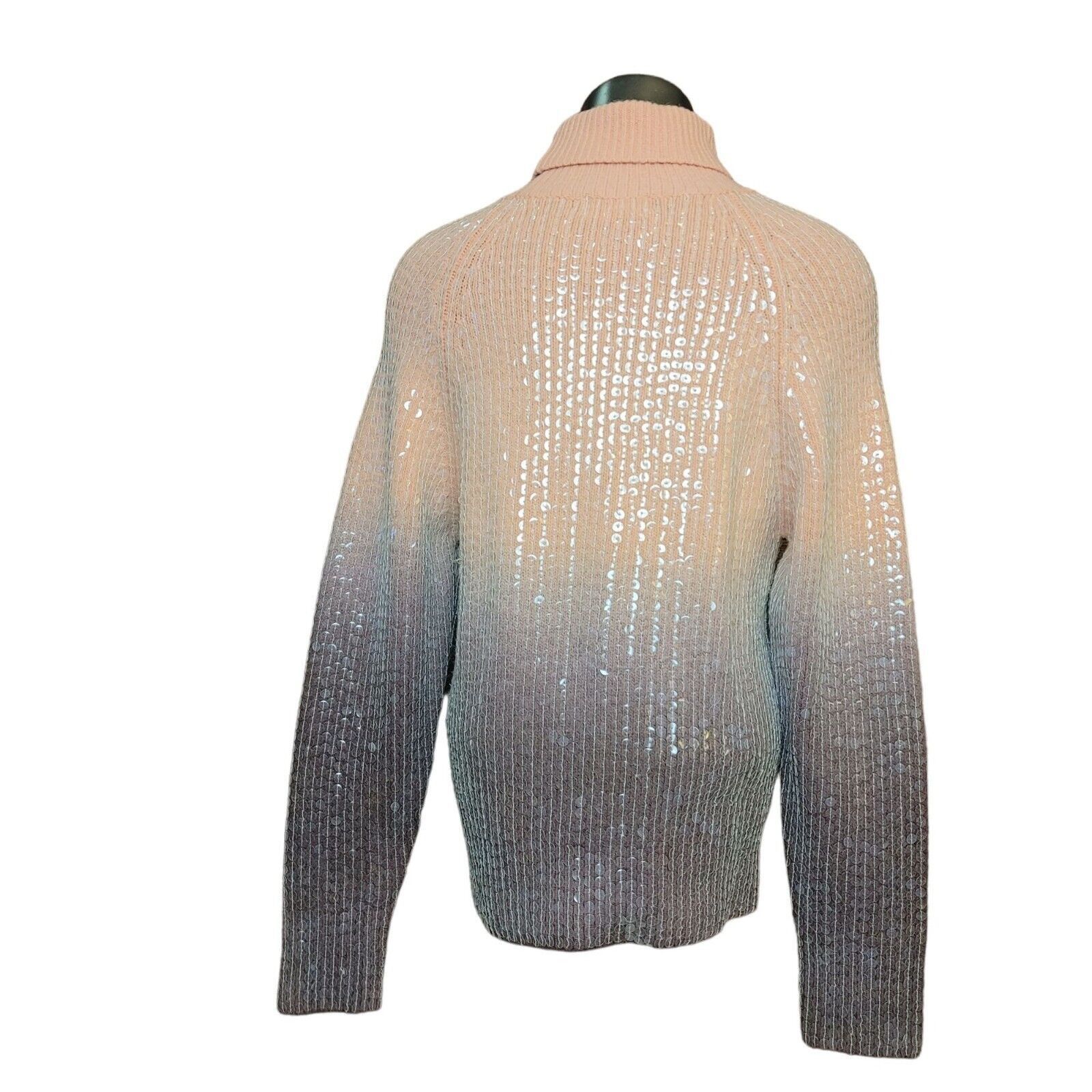 Other Votre Nom Collection Multicolor Clear Sequin Sweater Size L Size L / US 10 / IT 46 - 2 Thumbnail