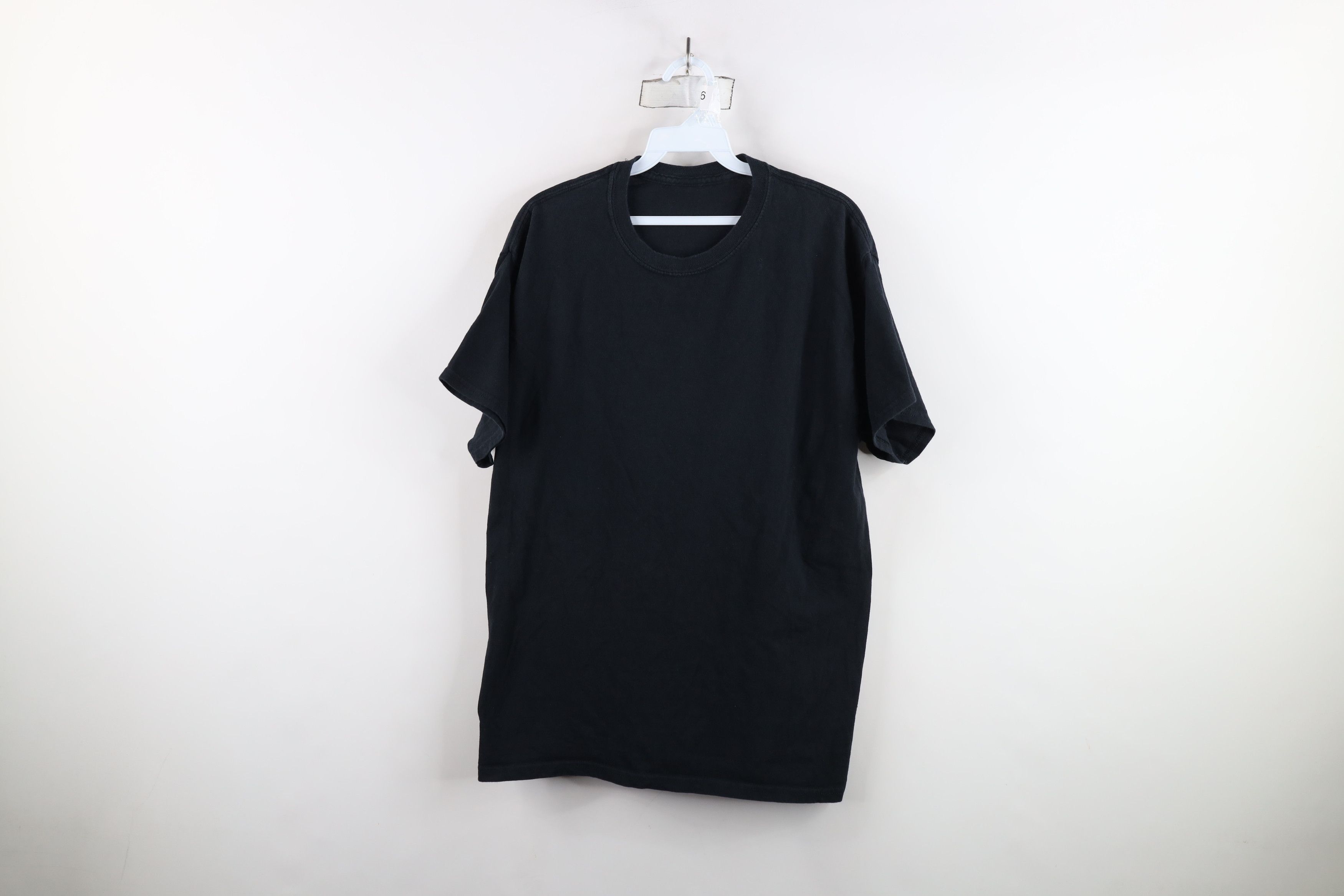 Vintage Vintage 90s Streetwear Cotton Short Sleeve T-Shirt Black Size US L / EU 52-54 / 3 - 1 Thumbnail