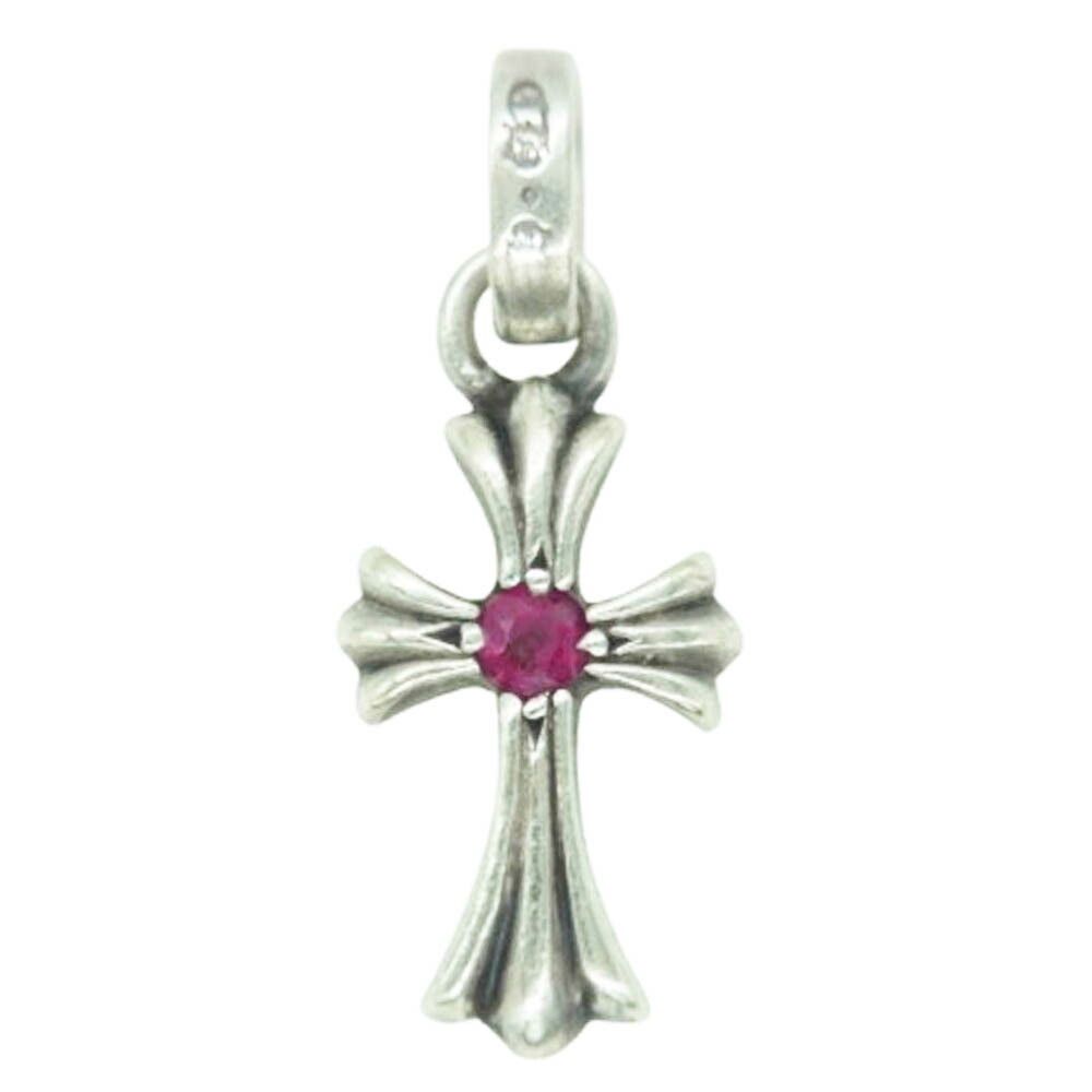 Chrome Hearts Chrome Hearts Baby Fat Ruby Cross Charm Size ONE SIZE - 2 Thumbnail